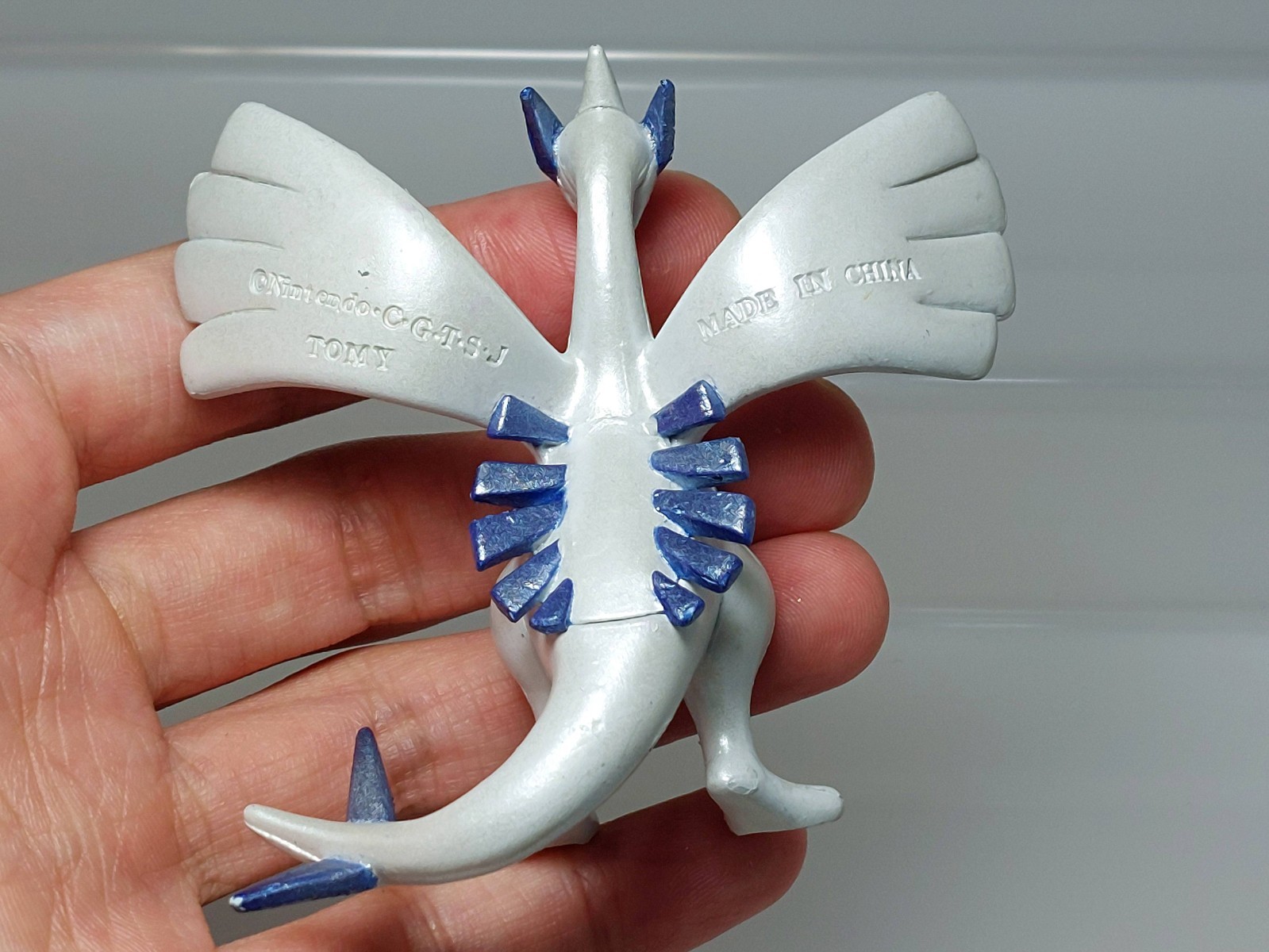 Lugia (Metallic ver) Pokemon Movie Monster Collection Figure Tomy N08 2.6in