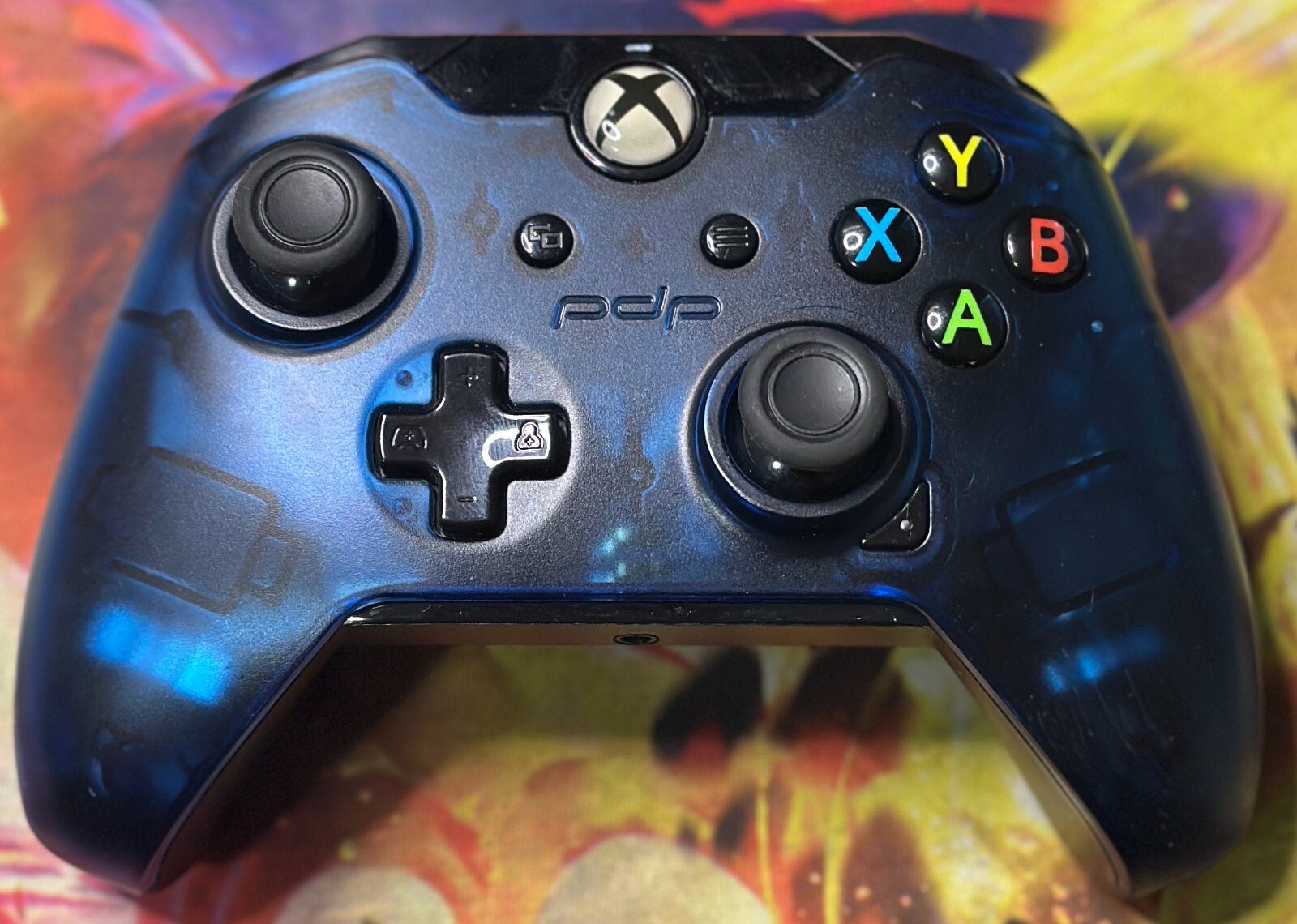 PDP Midnight Blue, Wired Controller For Xbox, No Cable – Tested & Working