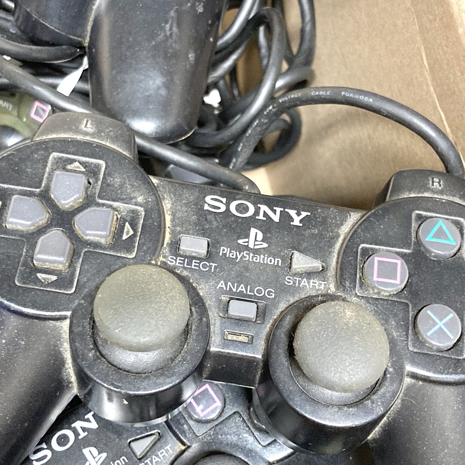 Lot Of Sony PlayStation PS1 PS2 PS3 Controllers Xbox OEM 3rd Party – UNTESTED