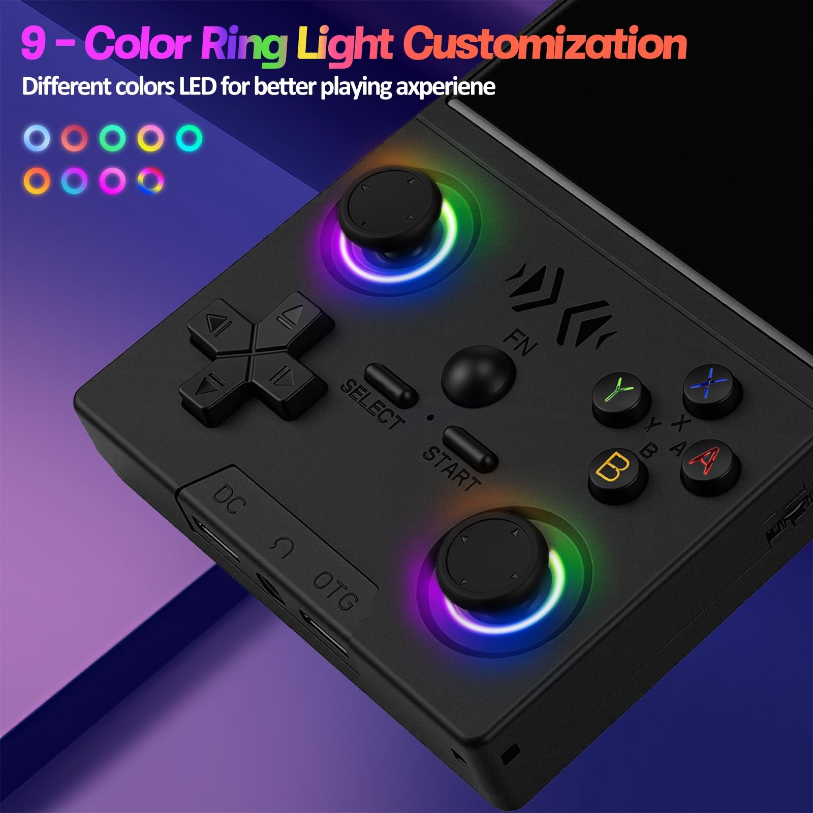 XF40V Retro Handheld Game Console, Retro Gaming Console 4.0” IPS Screen Linu…