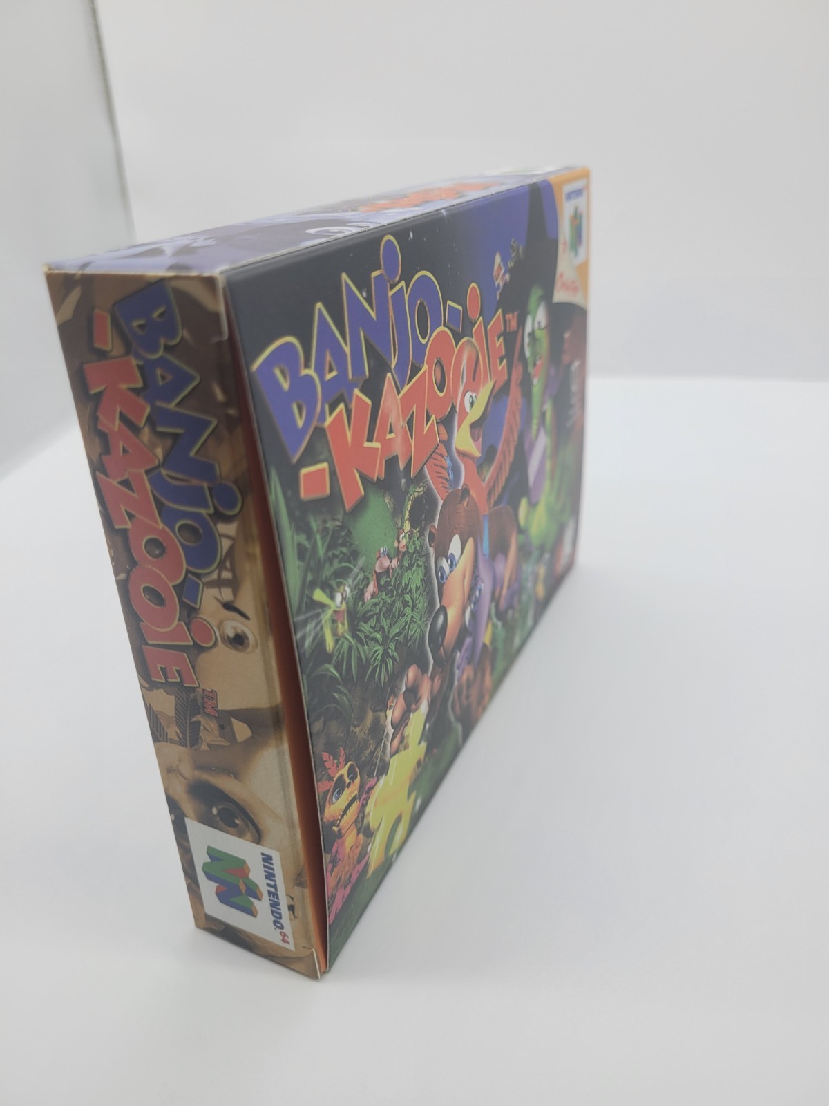 BANJO KAZOOIE N64 BOX ONLY **REPLACEMENT BOX** INCLUDES INSERTS + CLEAR CASE