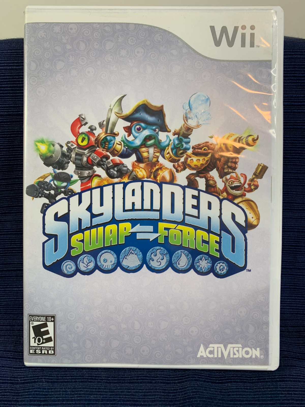 Skylanders Swap Force Figure Lot w/ Wii Game Phantom Cynder Scorp Rip Tide more