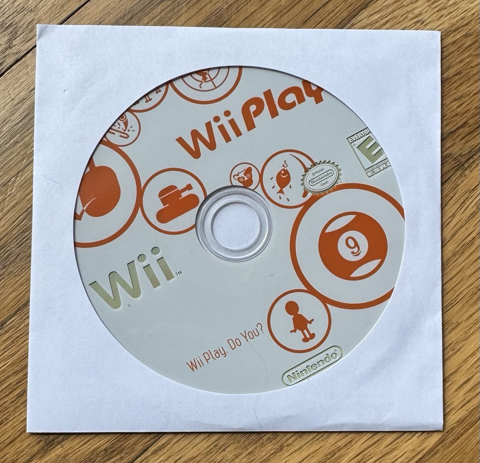 Wii Play (Wii, 2007) Disc Only. Tested