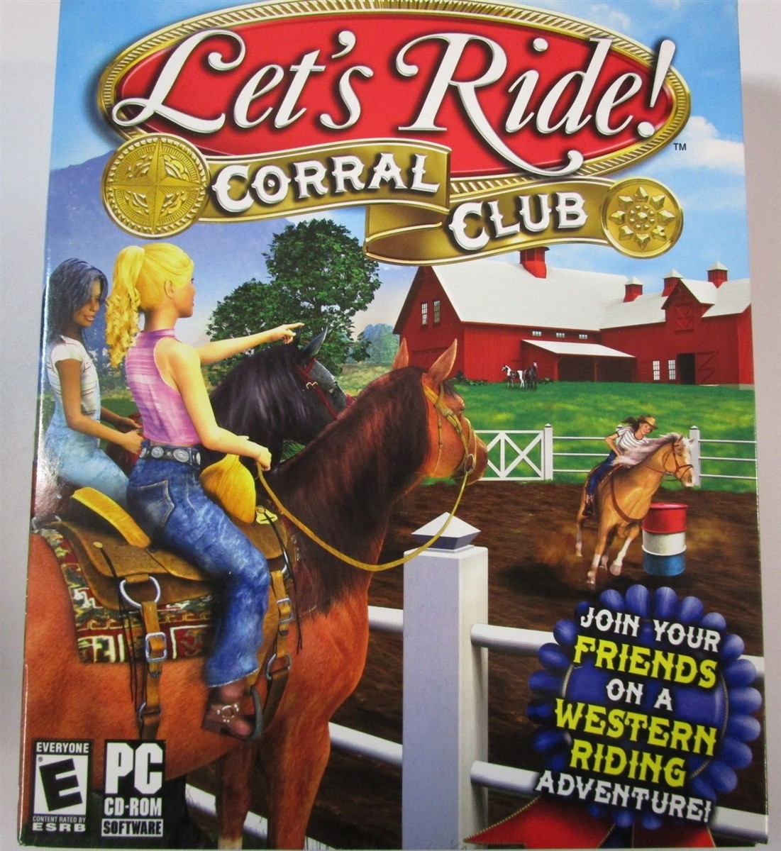 Video Game PC Lets Ride Corral Club NEW SEALED Big Box
