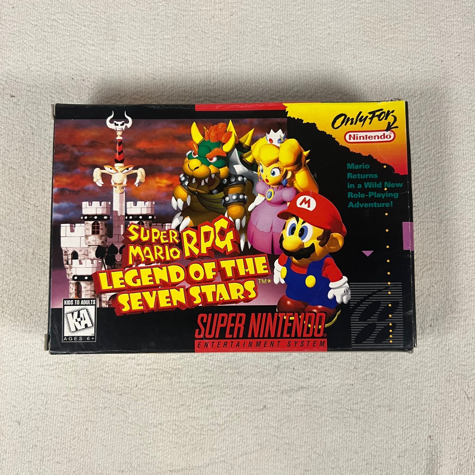 Super Mario RPG: Legend of the Seven Stars Nintendo SNES 1996 CIB Complete