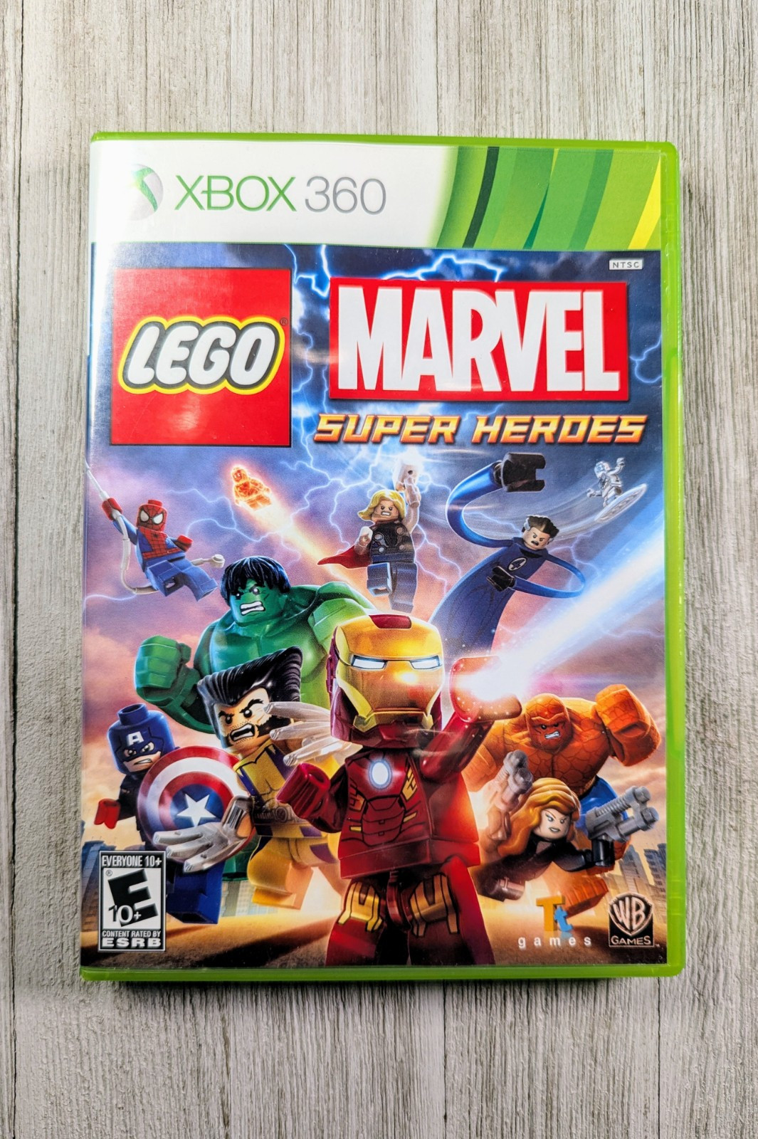 LEGO Marvel Super Heroes Microsoft Xbox 360 2013 Rated E 10+ (Everyone 10+)