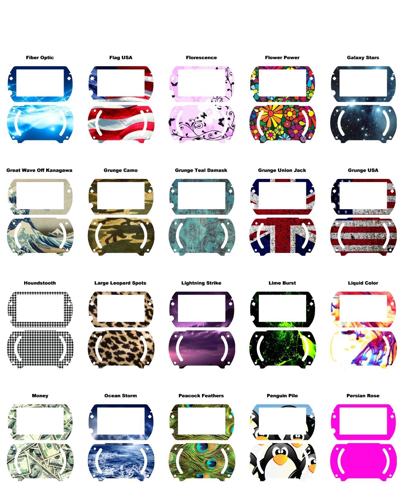 Choose Any Vinyl Decal/Skin/Sticker Design for Sony PSP Go – Buy 1 Get 1 Free!