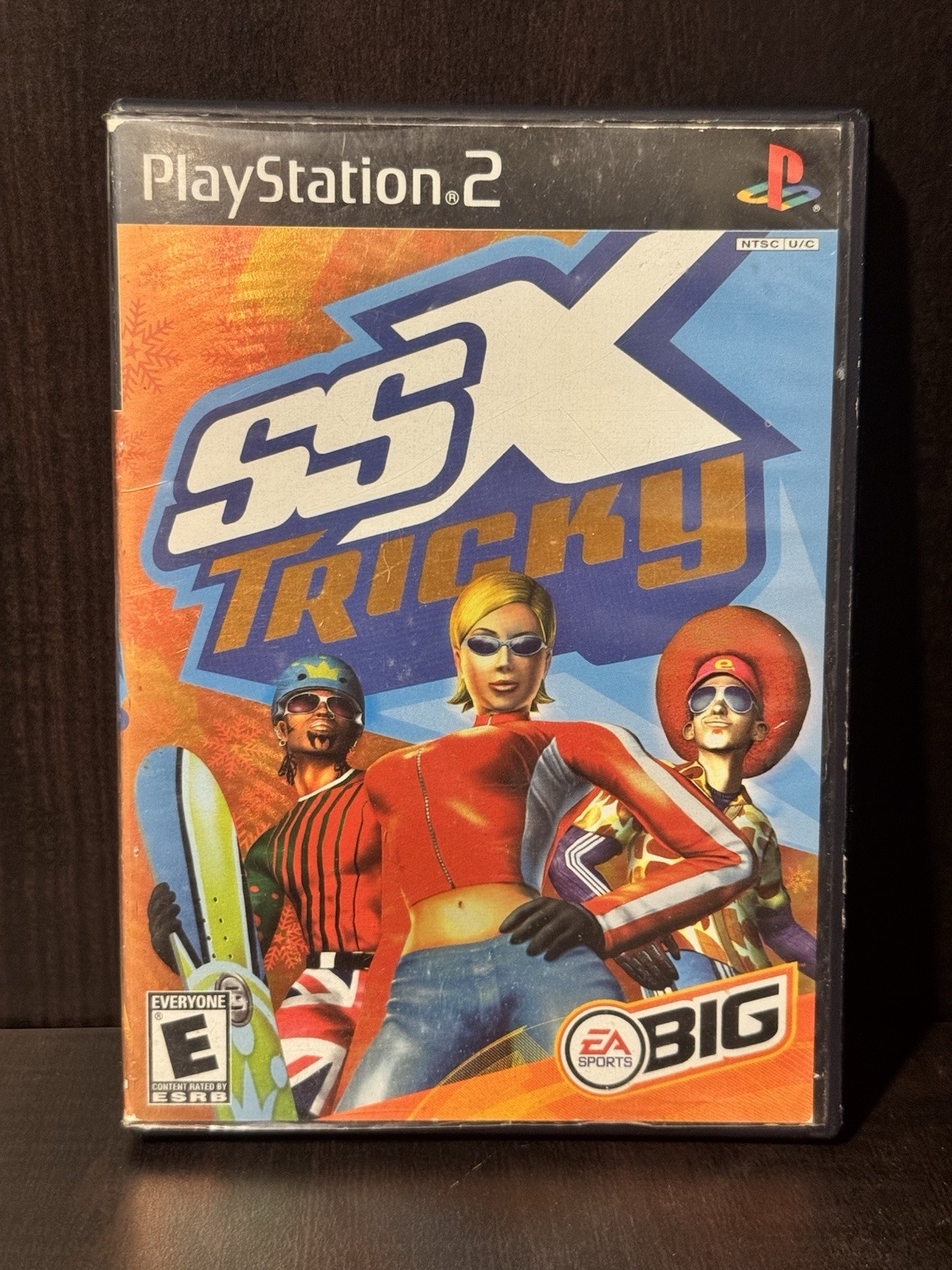SSX Tricky – Black Label (Sony PlayStation 2, 2002) + EA BIG Reg Card