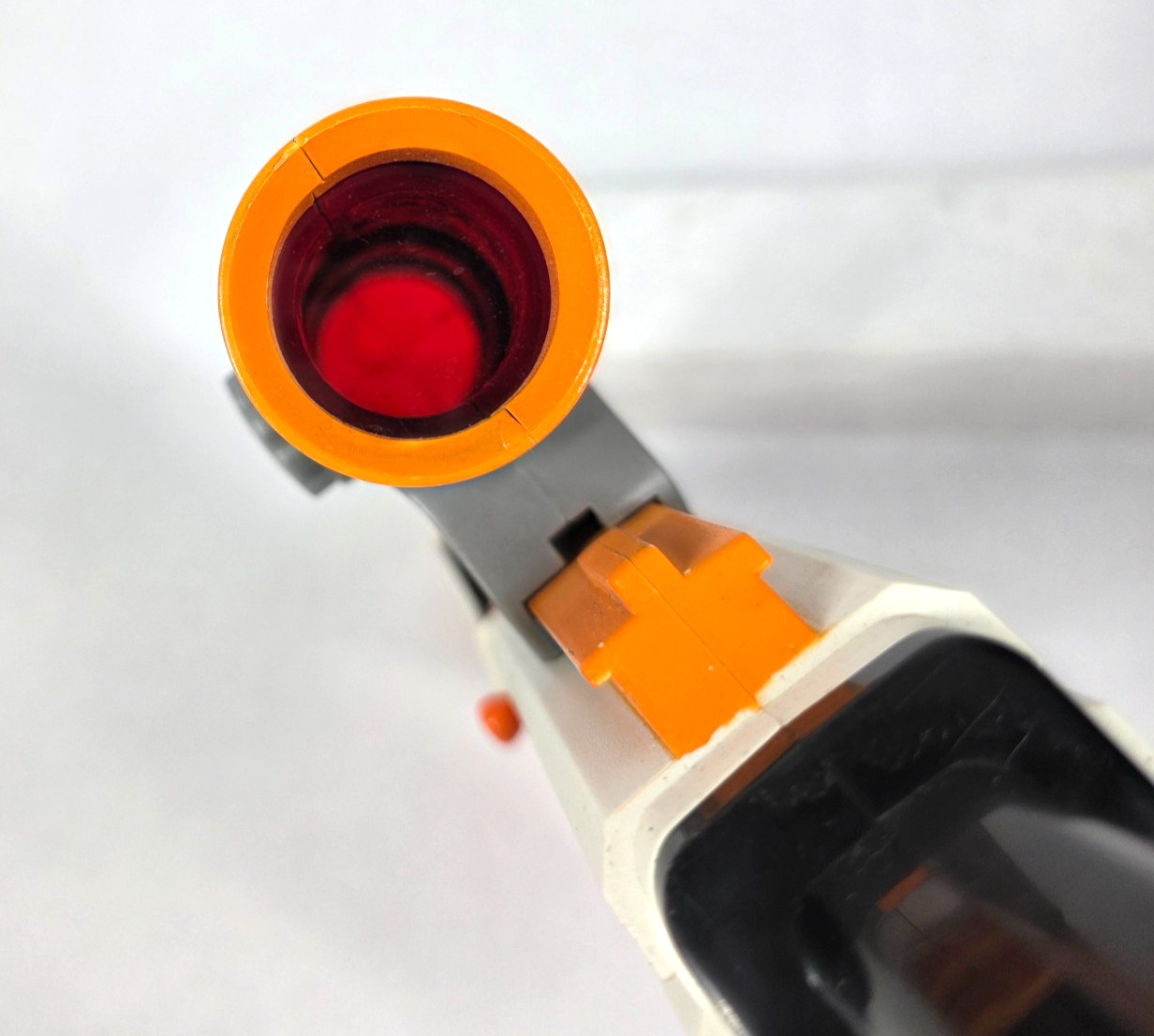 Nintendo Wii Rifle Gun Controller Shell Orange White Gaming Accessory 1614