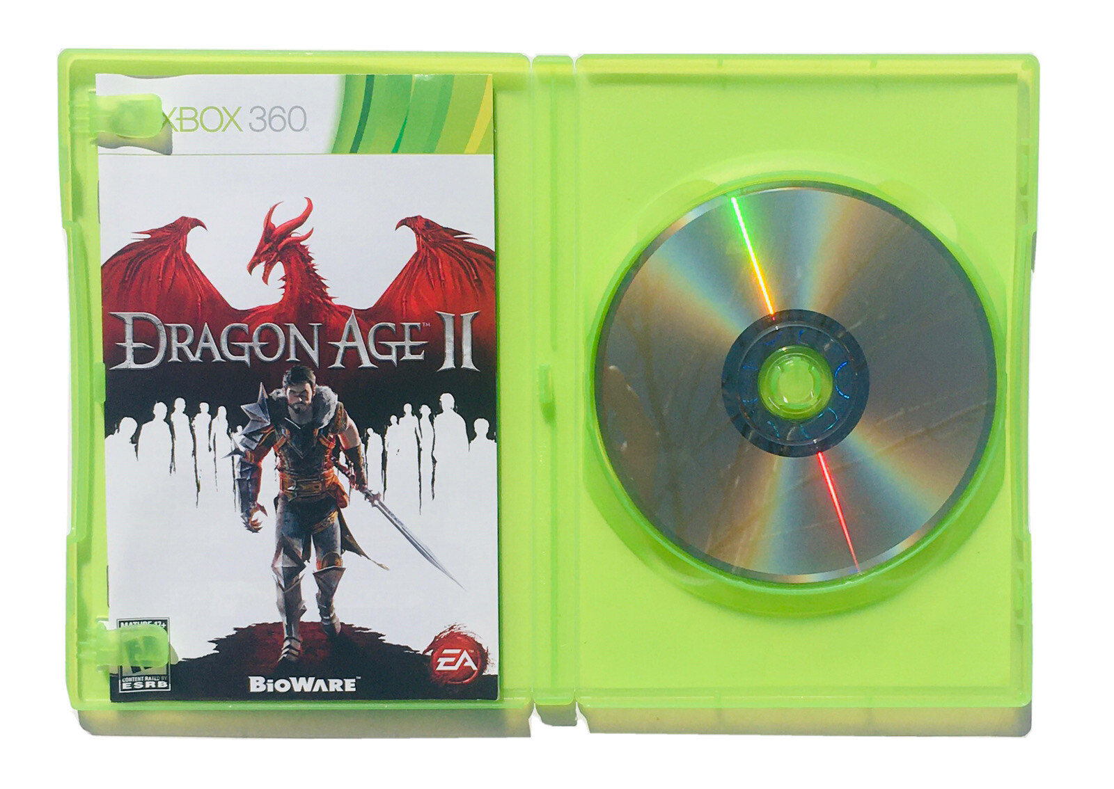 Dragon Age II (2011) Microsoft Xbox 360 RARE Complete CIB EA BioWare VGC X360