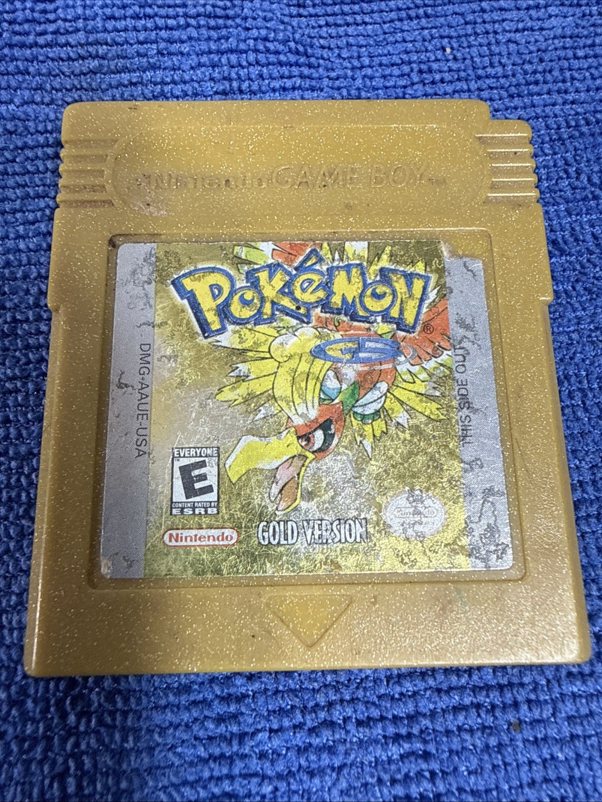 Pokemon Gold Version (GBC, 2000) Game Only – Tested & Working -NEEDS BATTERY!