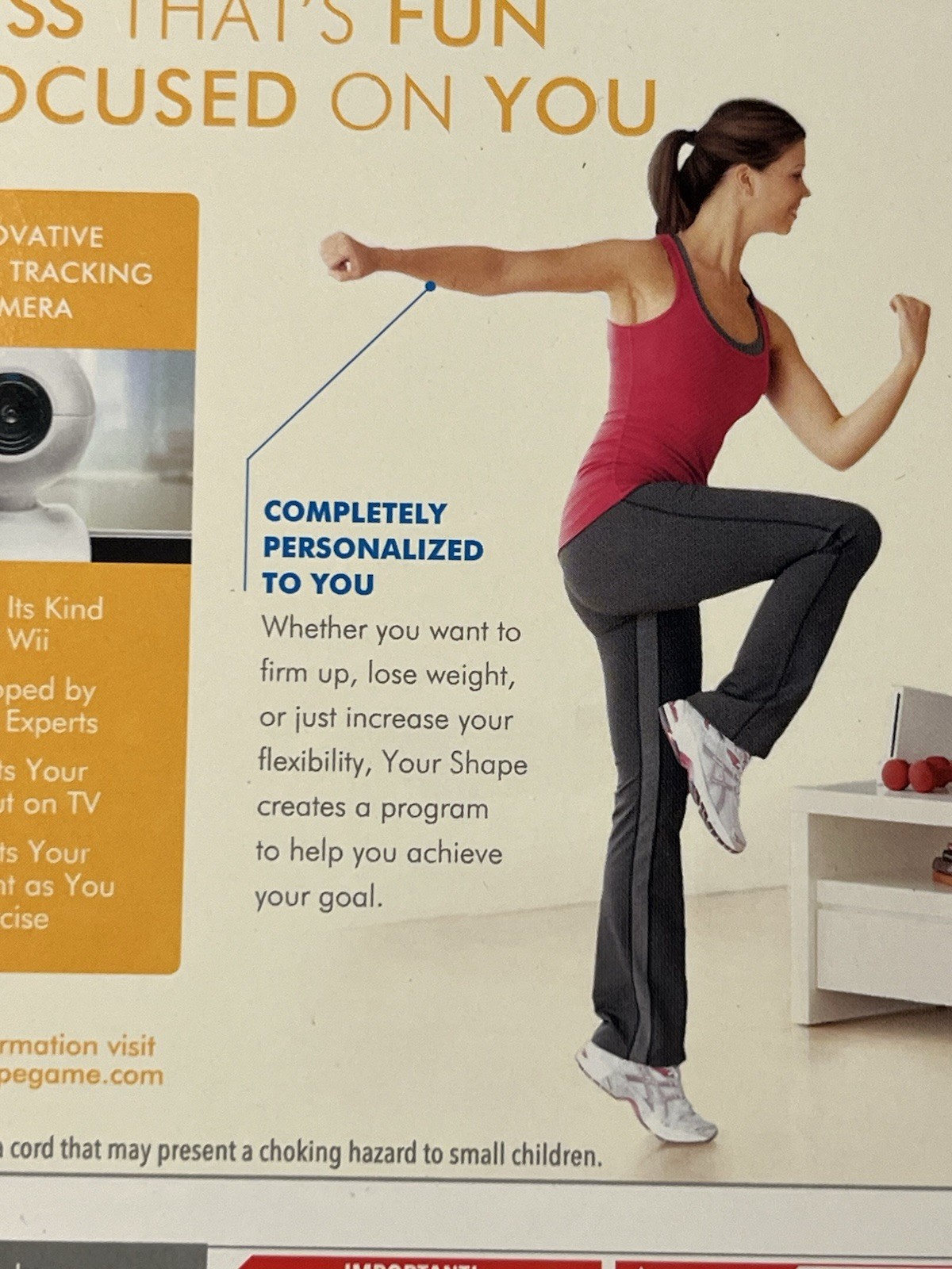 Wii Your Shape Game Featuring Jenny McCarthy With Motion Tracking Camera