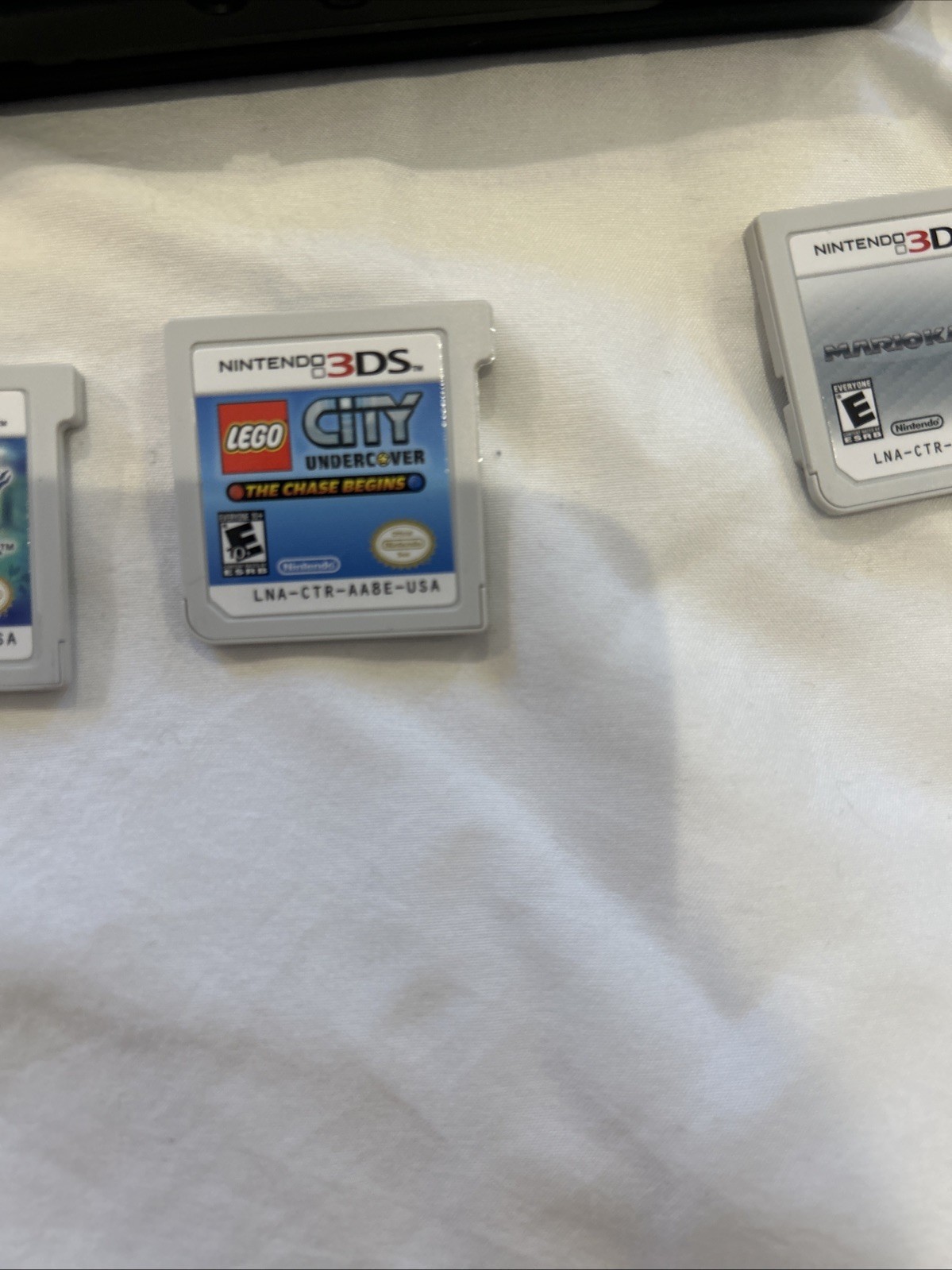 New Nintendo 3DS Mario Edition Bundle Pokemon X Mario Kart 7 OEM Charger Case