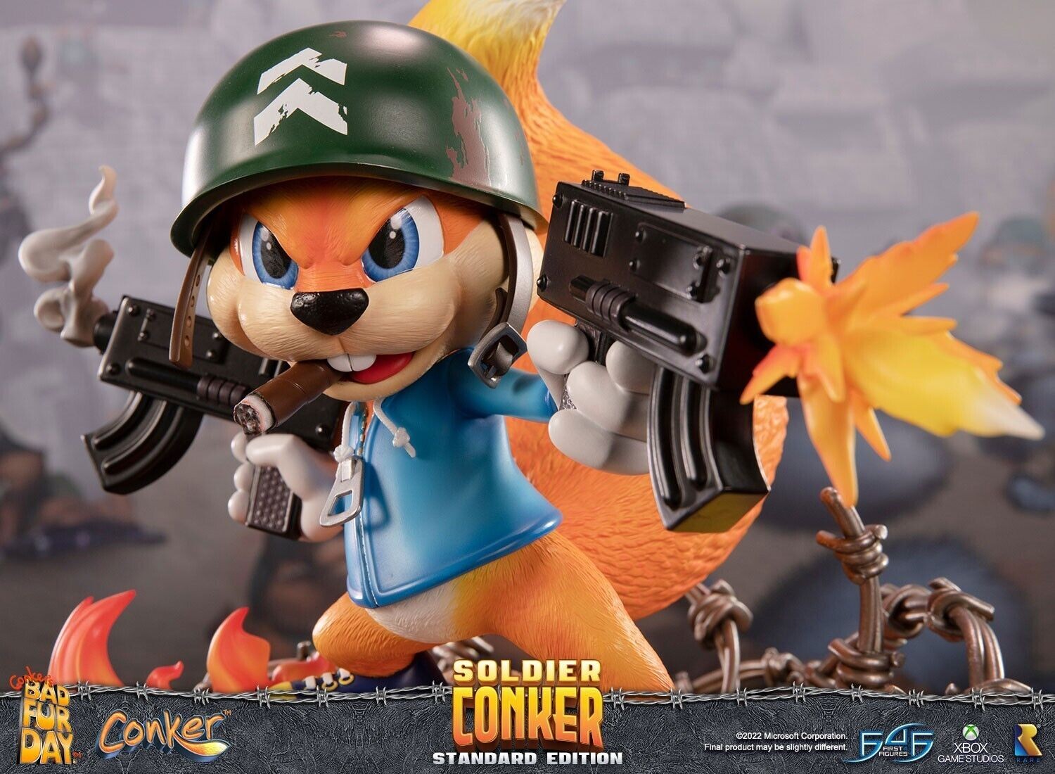 First4Figures Conker Soldier Standard Ed. Statue Mint in Box