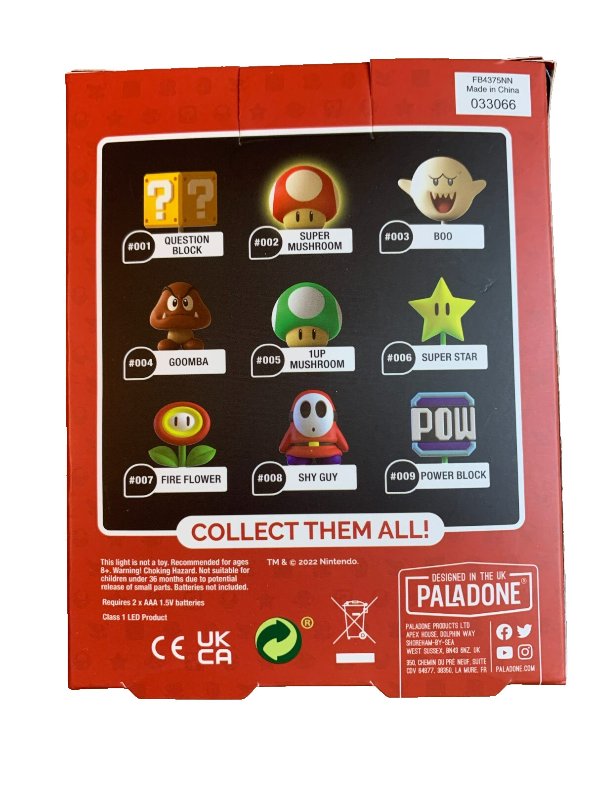Super Mario Paladone Icons Light-Super Mushroom #002: Nintendo, Collectible NEW
