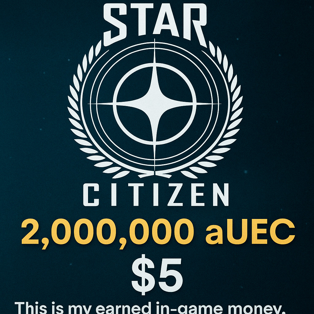 Star Citizen – 2,000,000 aUEC Premium for $5 – Fast & Safe Transfer