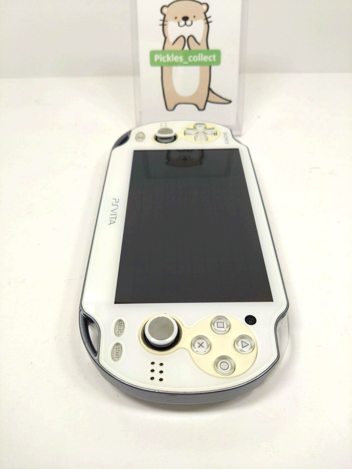 PS Vita Crystal White PCH-1100 Console only Wi-Fi PSV Tested Sony 0606B