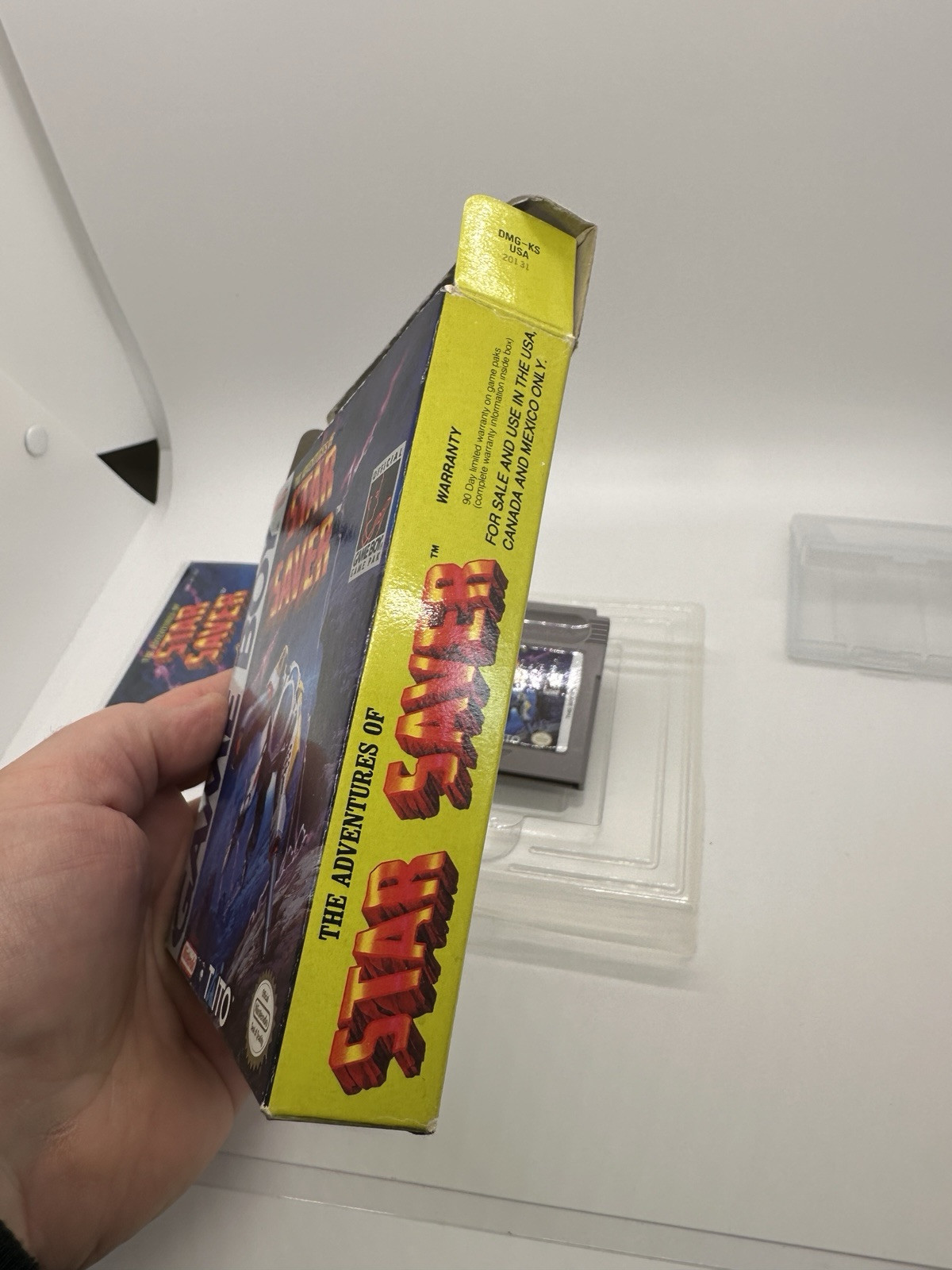 Adventures of Star Saver (Nintendo Game Boy, 1992) Cart, Manual, Box