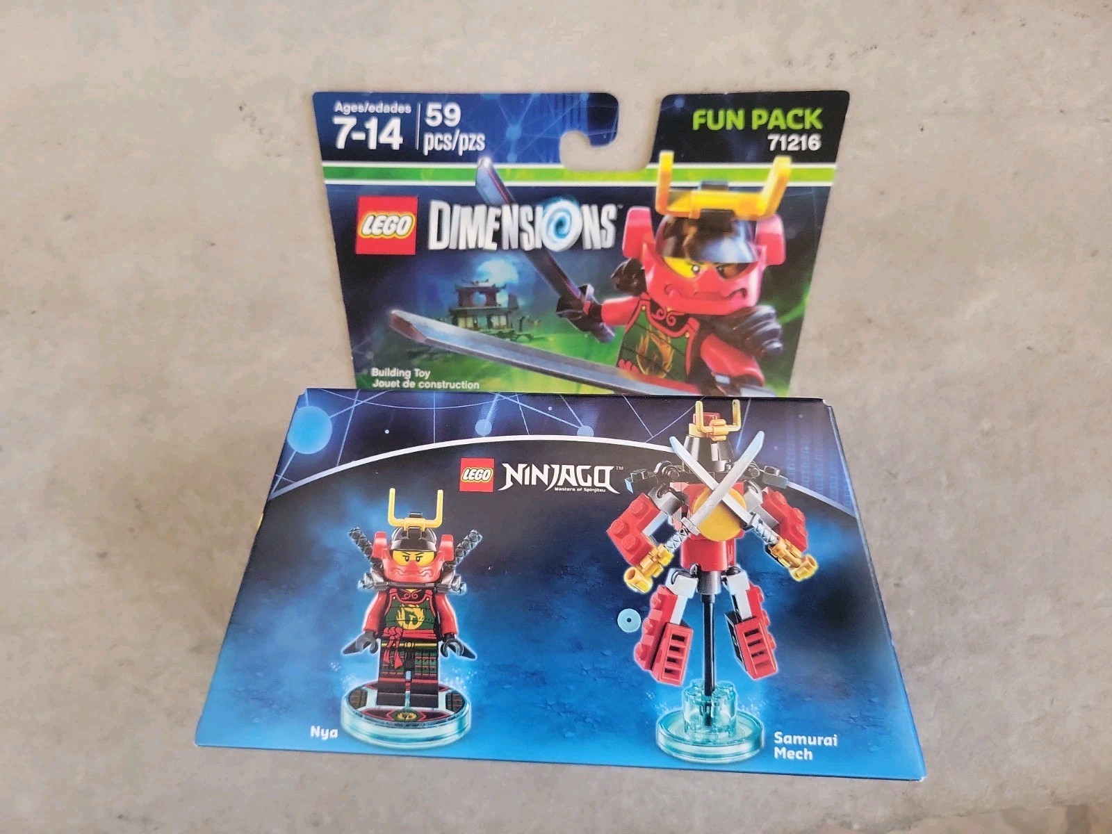 LEGO Dimensions Fun Pack 71216 Ninjago Nya with Samurai Mech 3-in-1 (2016)