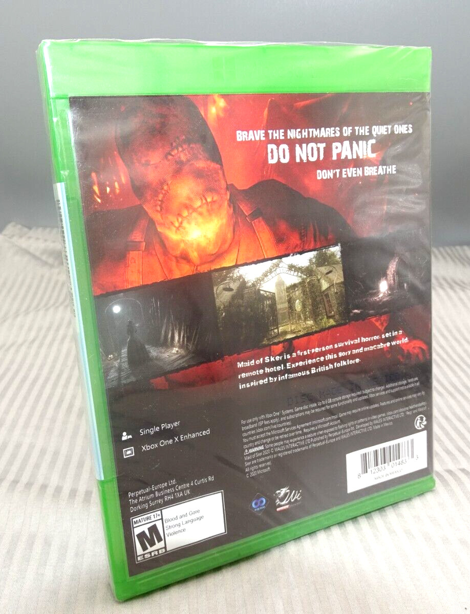 XBOX One MAID OF SKER & BLACK MIRROR HORROR GAMES Haunted House SCARY NIGHTMARE