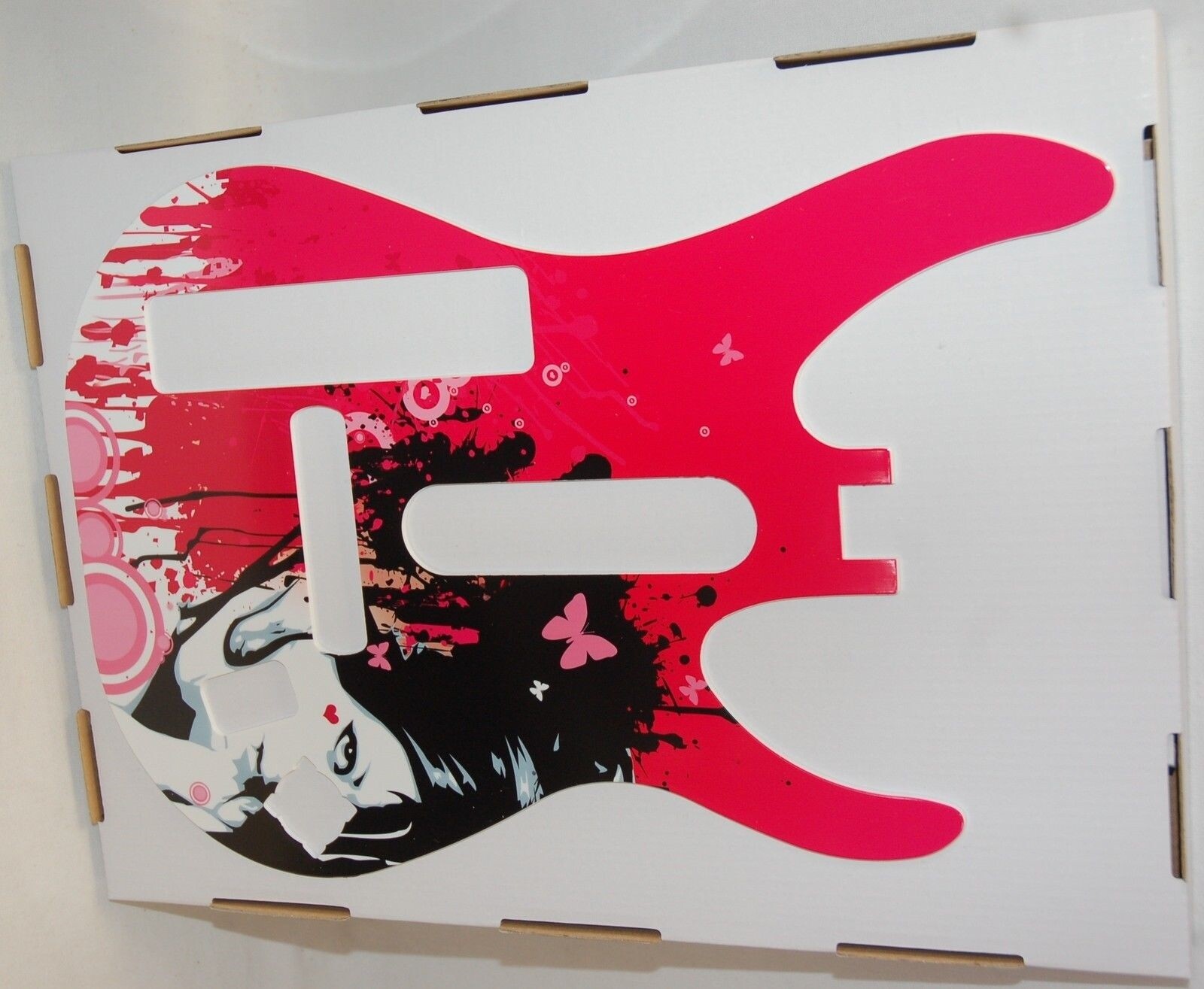 NEW Band/Guitar Hero 5/World Tour FACEPLATE Nintendo Wii PINK GIRL Replacement