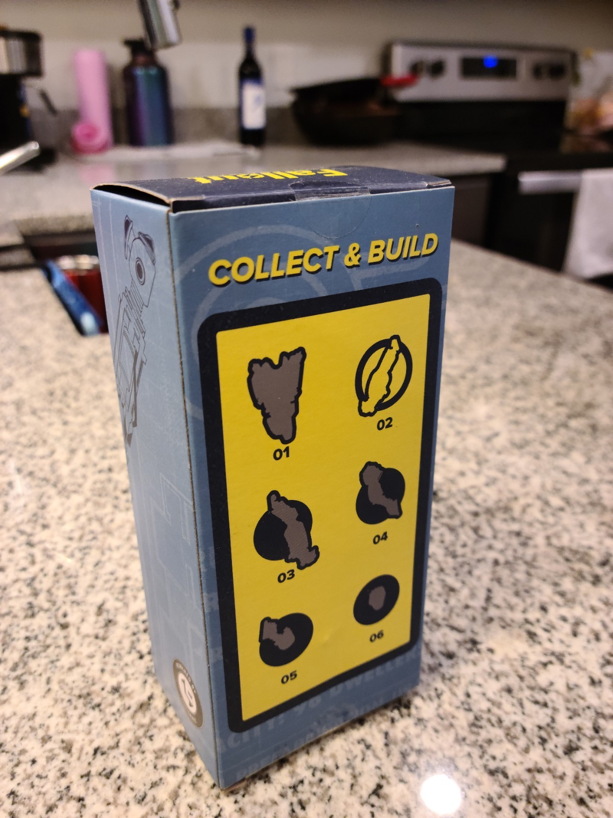 2019 Loot Crate Fallout LIBERTY PRIME Build-A-Figure RIGHT LEG – Box 2 of 6