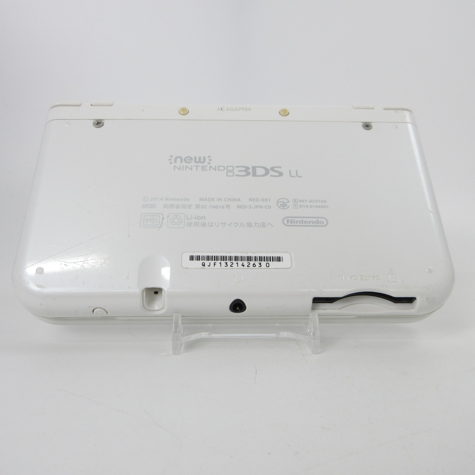 【Excellent】Nintendo New 3DS LL XL Pearl White Console Only Japanese Ver. #ReRe05