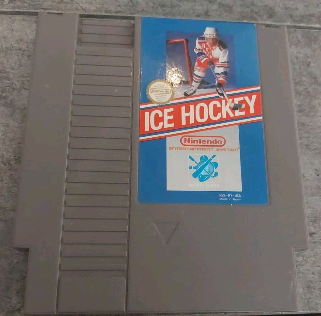 Ice Hockey NES Nintendo Game Excellent playing condition Tested & Clean