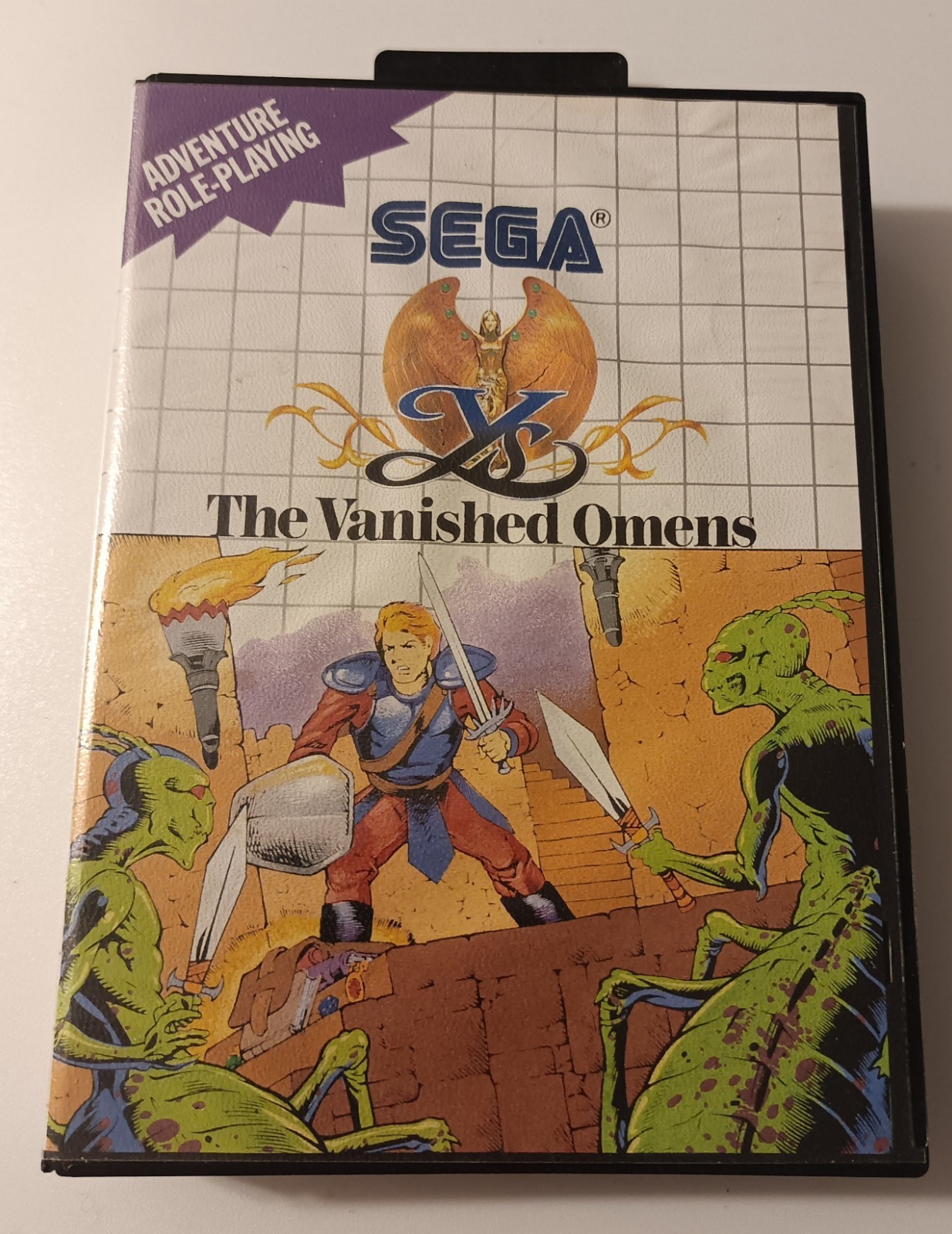 Ys: The Vanished Omens Sega Master System 1988 w/ Manual Video Game vintage rare
