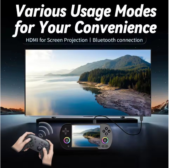 ANBERNIC RG40XX H Handheld Game Console 4” Screen Linux System