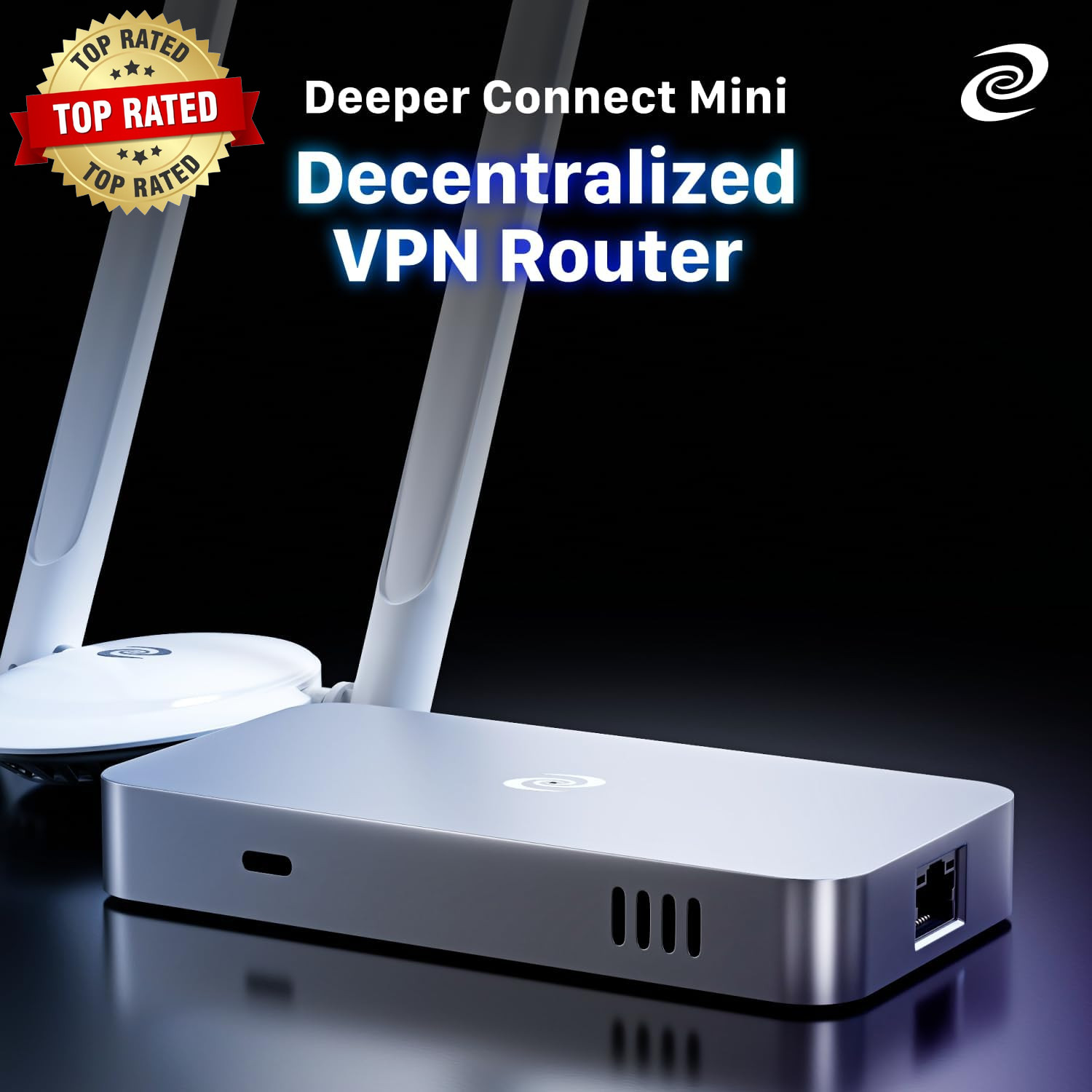 Deeper Connect Mini DPN Router, 1Gbps ARM64 Quad Core Hardware Gateway with Laye