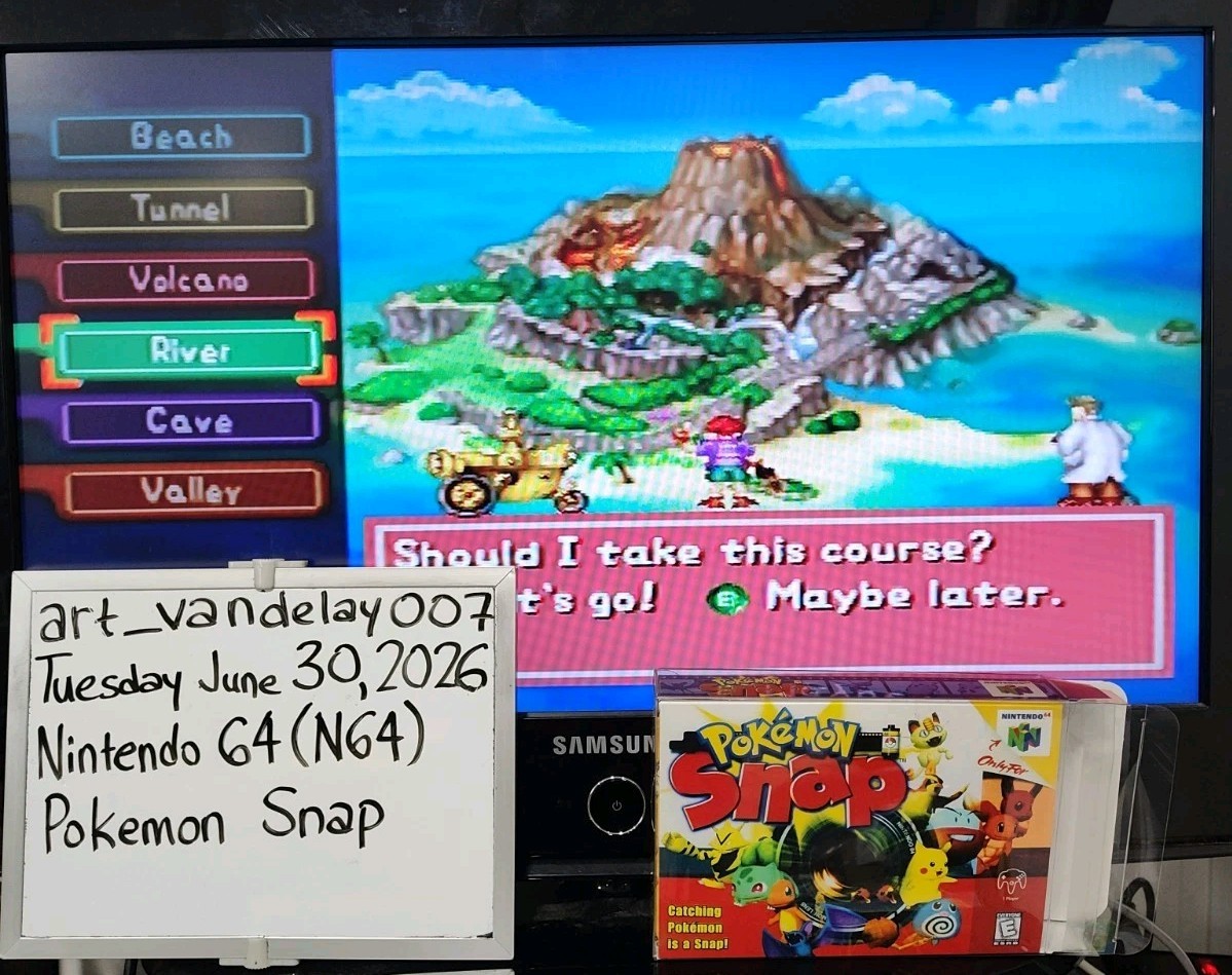 Pokemon Snap (N64, 2000) *VGC w/ Manual + Case Protector* Cleaned & Tested! READ