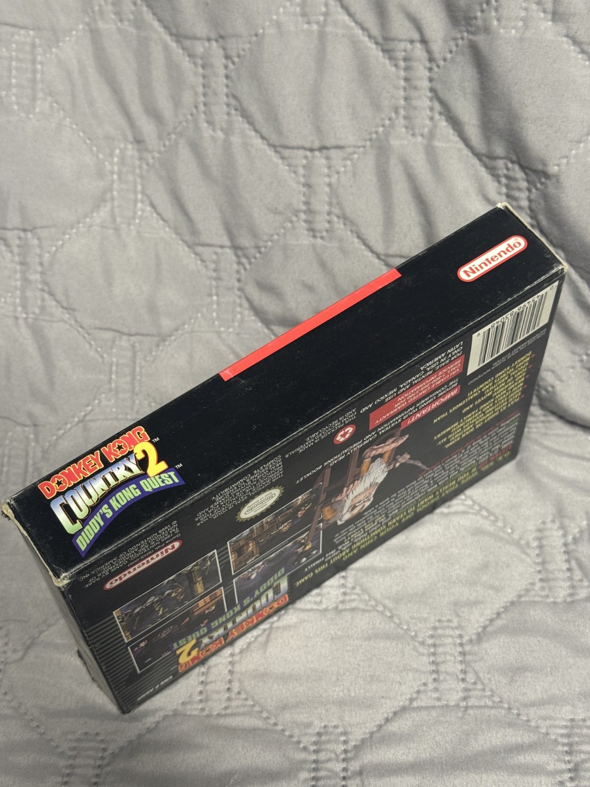 Donkey Kong Country 2 Diddy’s Quest Snes Box Only * Super Nintendo Original box