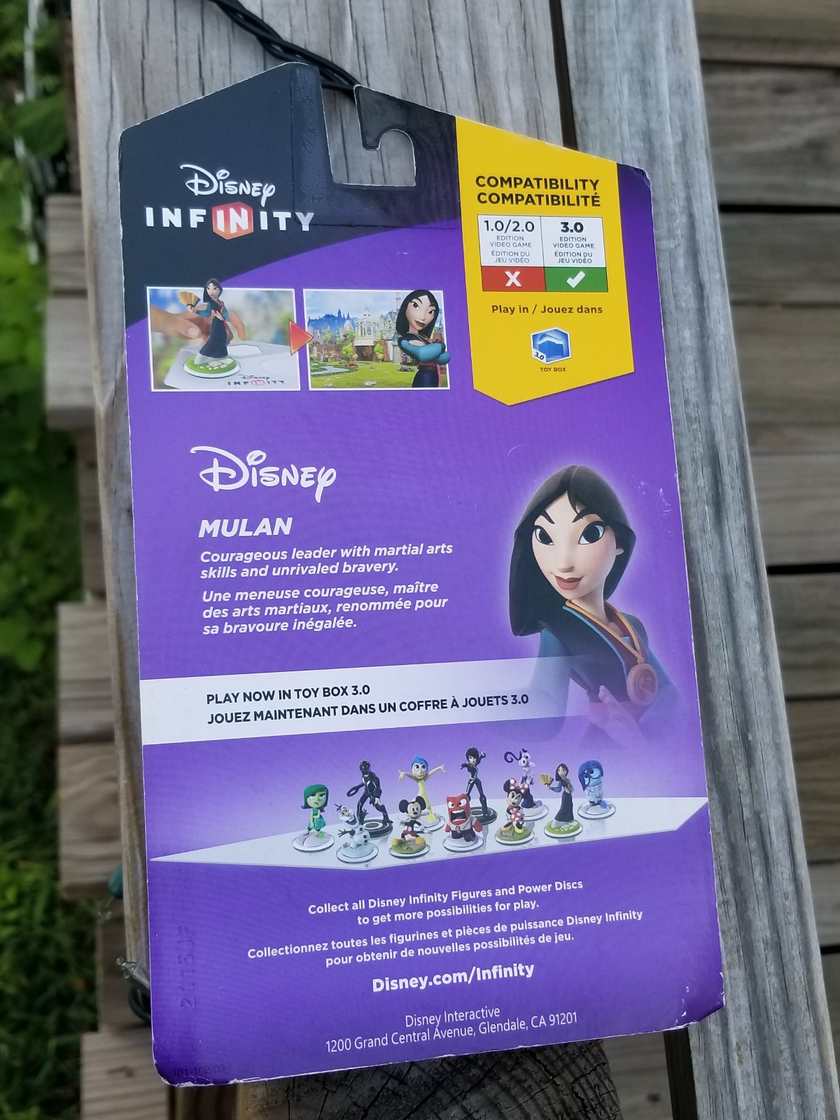 DISNEY INFINITY 3.0 MULAN Fa Figure Game China Warrior Movie Fan SEALED USA