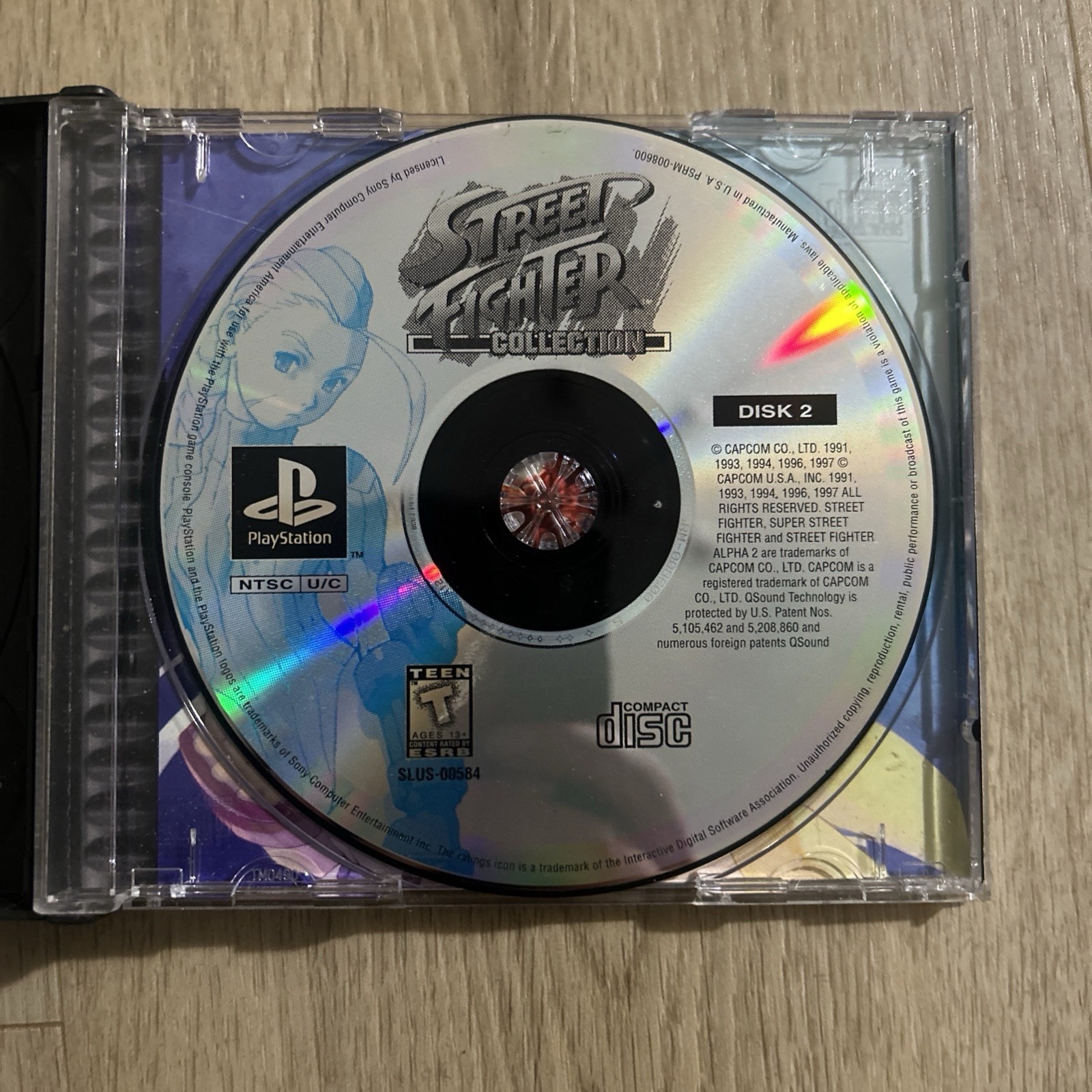 Street Fighter Collection (SONY PlayStation 1, 1997) Complete