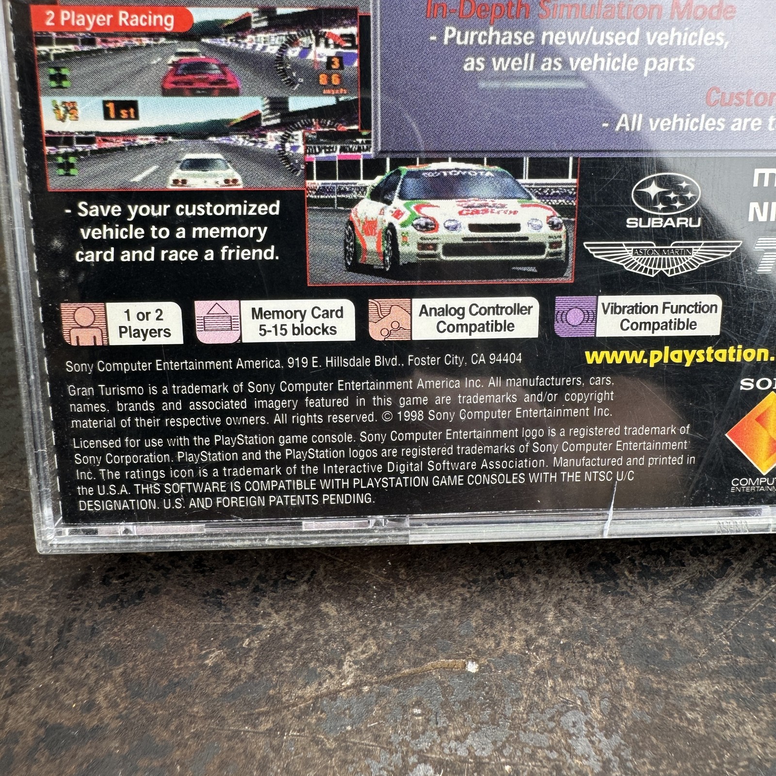 Gran Turismo (PlayStation 1 PS1) CIB – Greatest Hits (1998)