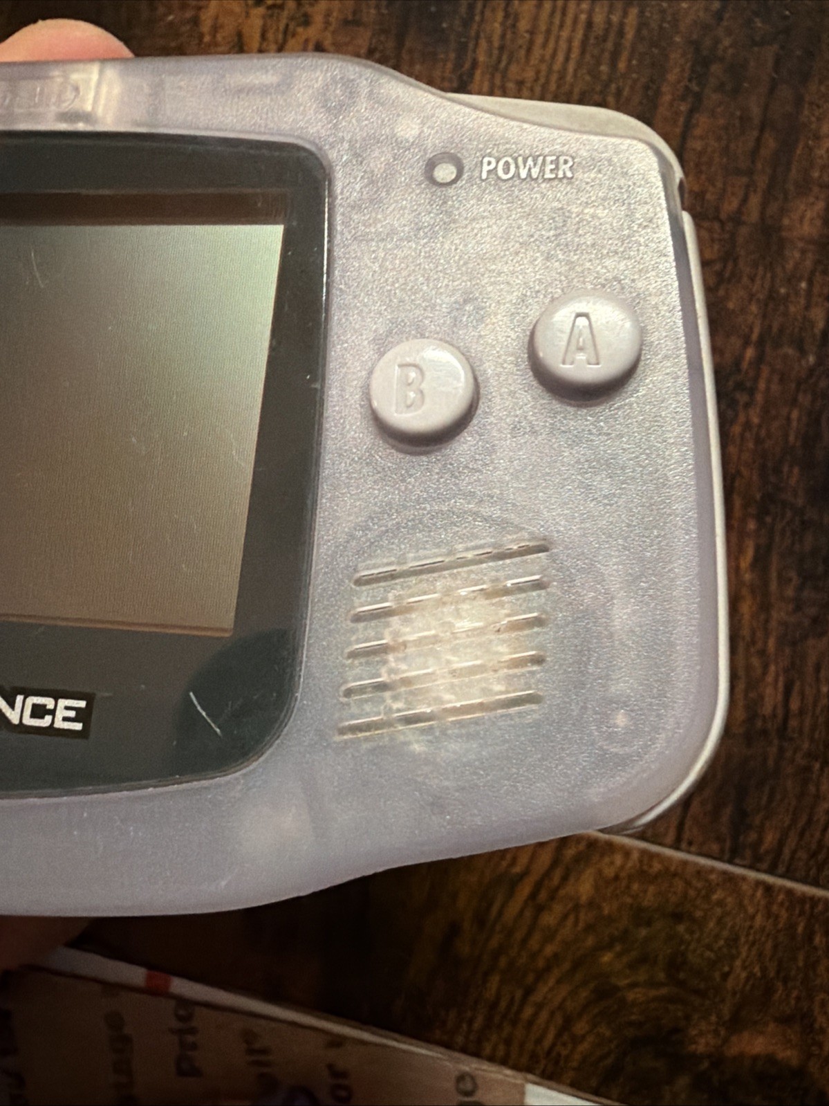 Nintendo Game Boy Advance Console System – Clear Glacier-WORKS PERFECT 👌 🔥❤️🔥