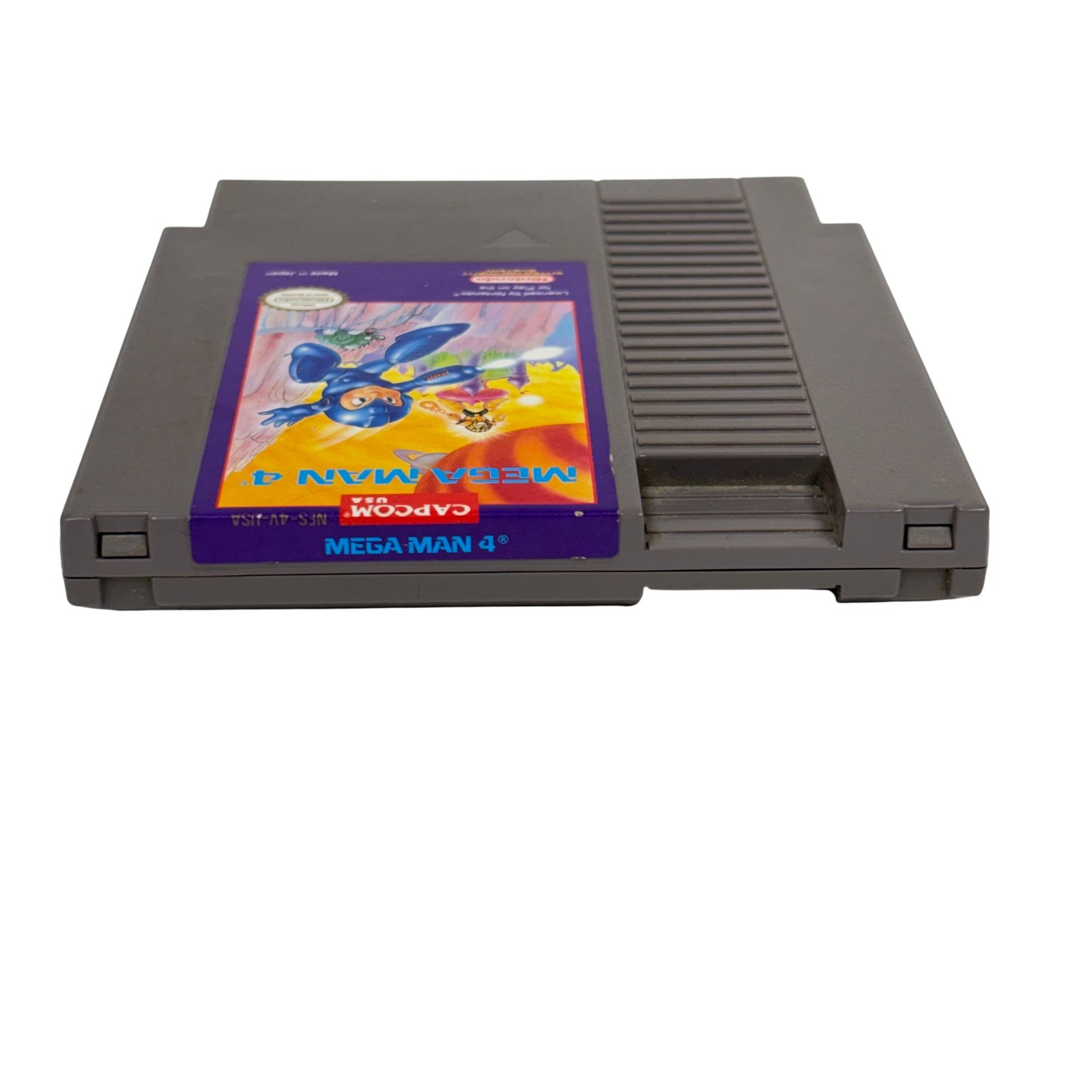 Capcom Mega Man 4 NES Game Cartridge NES-4V-USA