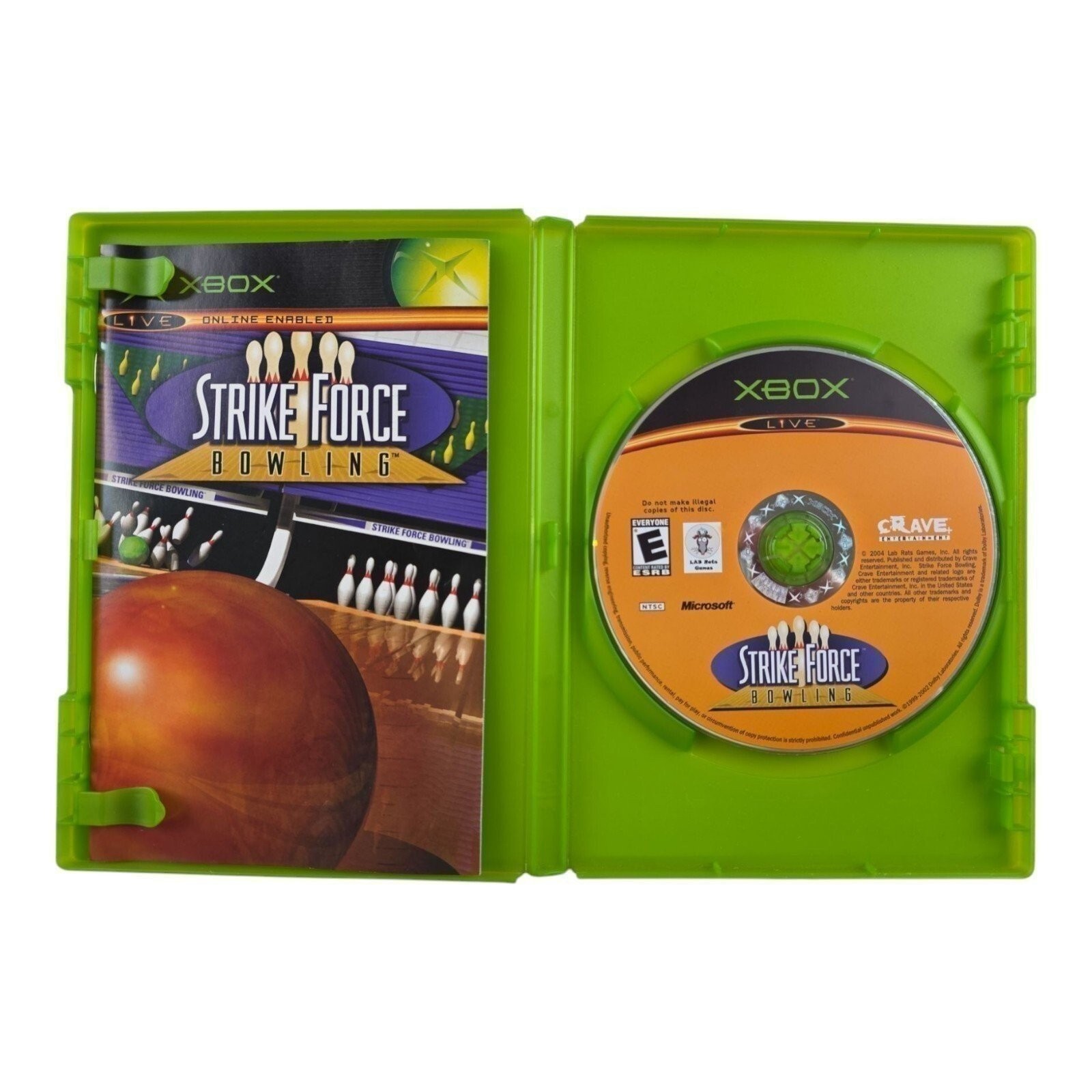 Strike Force Bowling, First to Fight, Street Hoops, Egg Mania Xbox Game Lot of 6