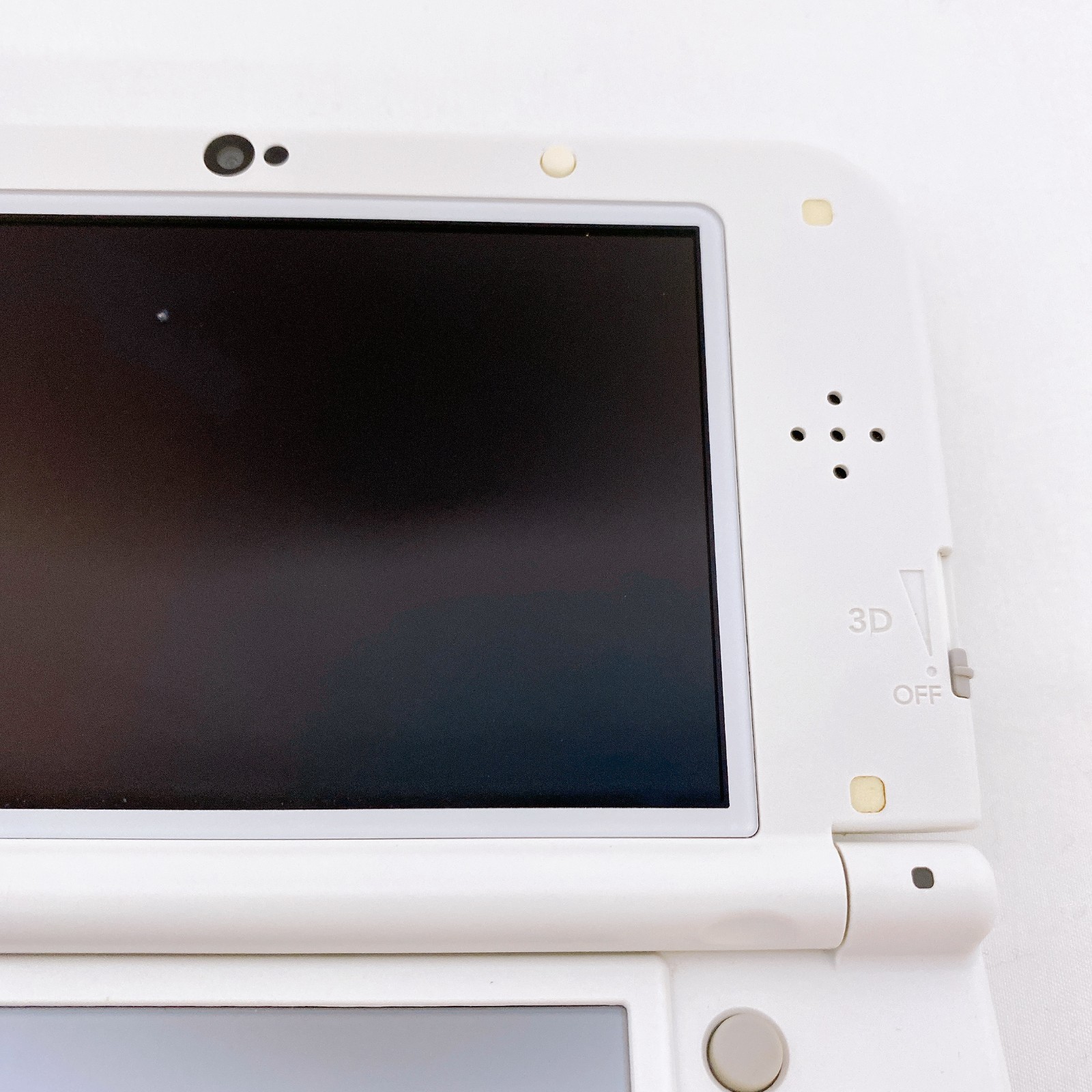 New Nintendo 3DS XL LL Pearl White Console Stylus Japan Tested Working Rank S
