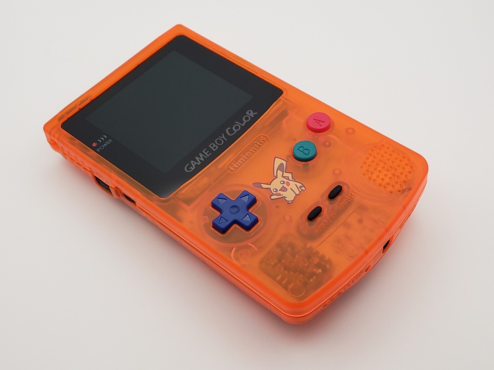 Laminated OLED Screen – Pikachu Game Boy Color – Upgraded Original GBC