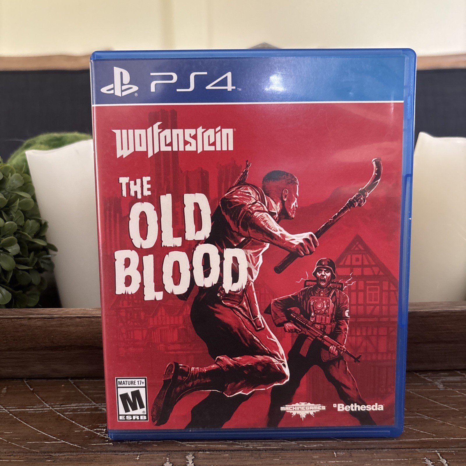 Wolfenstein: The Old Blood- PS4 CIB Tested & Working