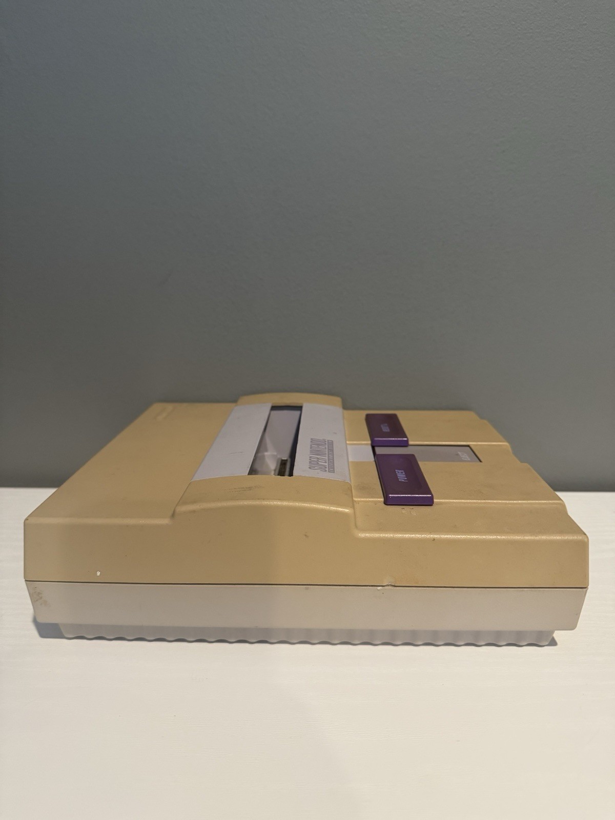 Super Nintendo SNES. Console TESTED, 3 Controllers Untested, Pwr Cable + Manual.