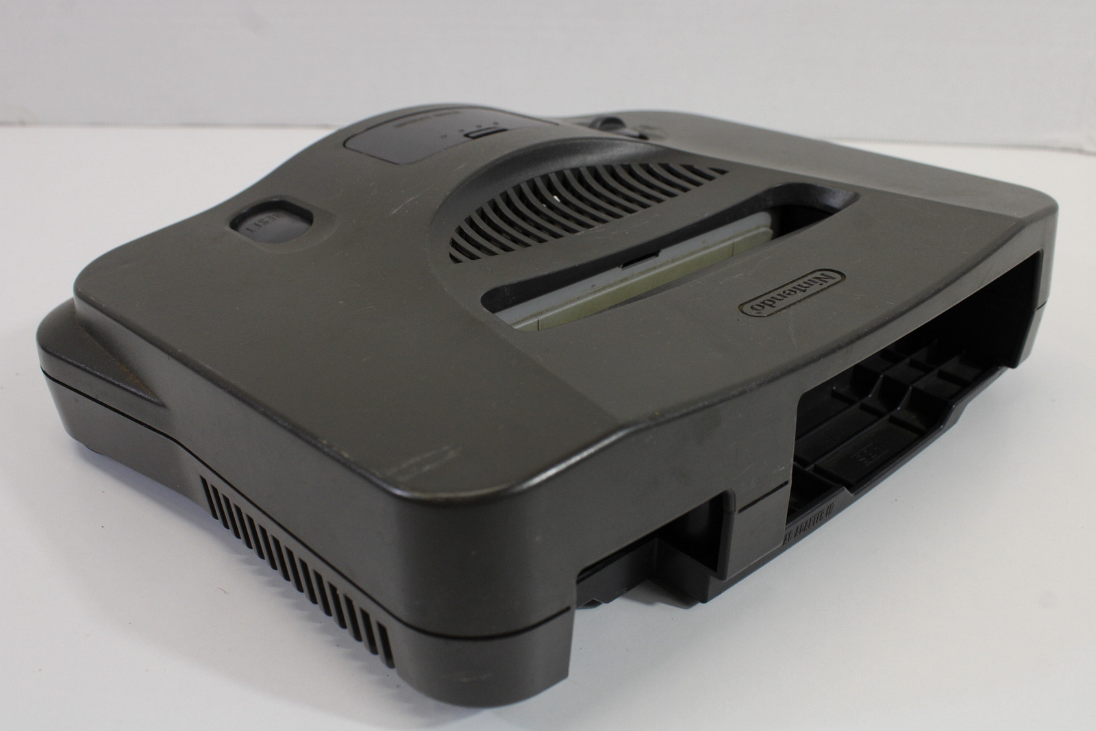 Nintendo 64 N64 Black Charcoal Gray Console Used OEM Replacement Shell Japan #14