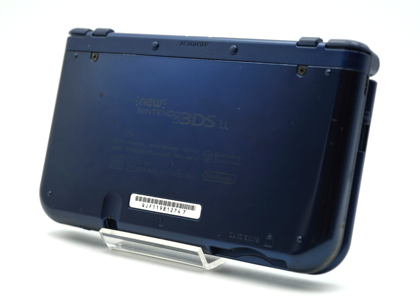 [TOP IPS] NEW Nintendo 3DS LL XL Metallic Blue Region Free Console English #002