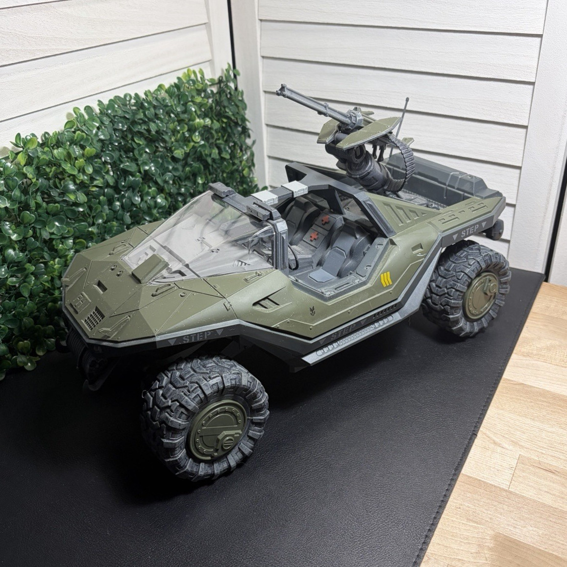 McFarlane Halo Reach Warthog Vehicle 2010 Deluxe UNSC Truck Turret 15” Toy