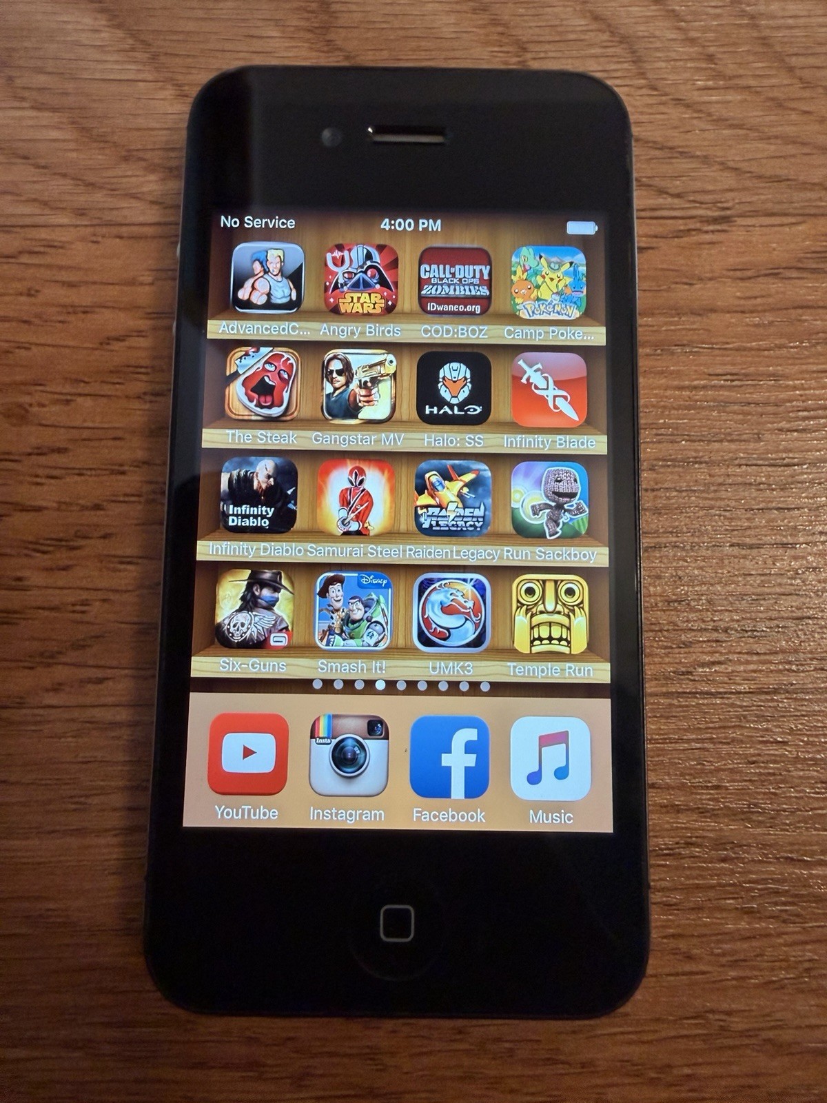 128 Games Iphone 4s 32gb Infinity Blade Final Fantasy Vii Bully Rare Retro Ios