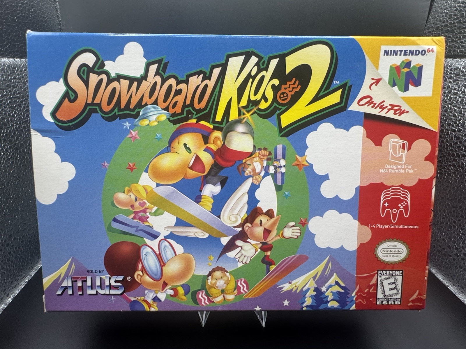 Snowboard Kids 2 N64 Nintendo 64 Box Game Tray Insert Authentic No Manual