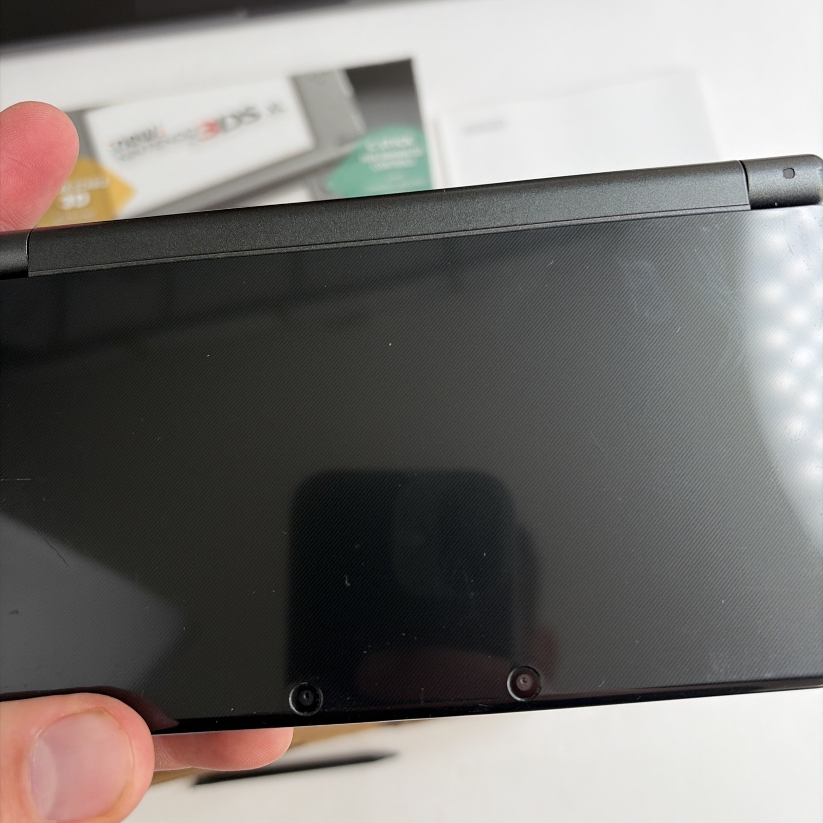 Nice! Nintendo New 3DS XL Black Complete Box W Charger Stylus US Model