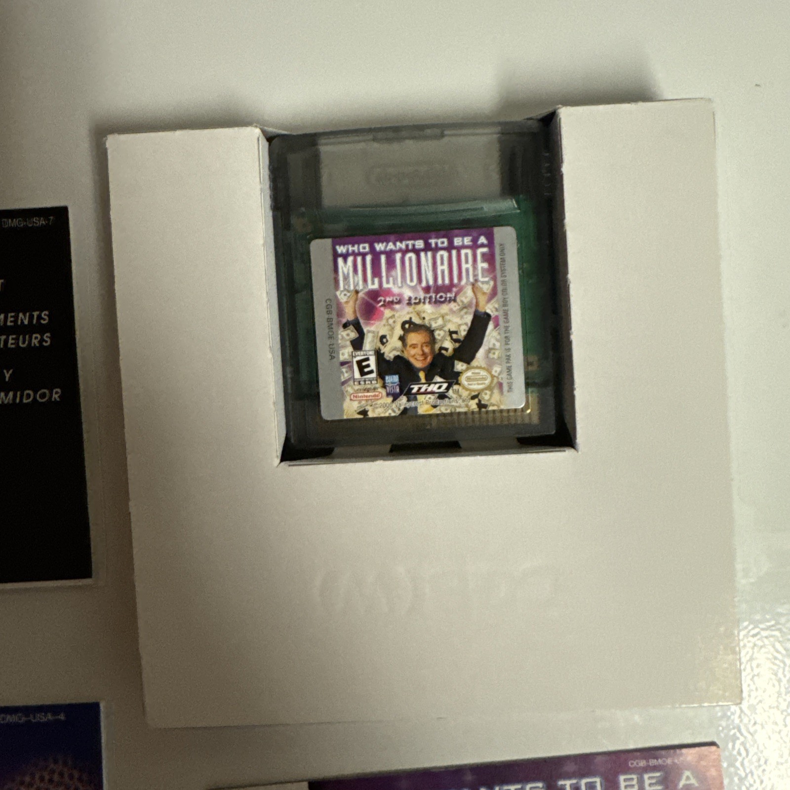 Who Wants to Be a Millionaire 2nd Edition – Nintendo Game Boy Color Complete
